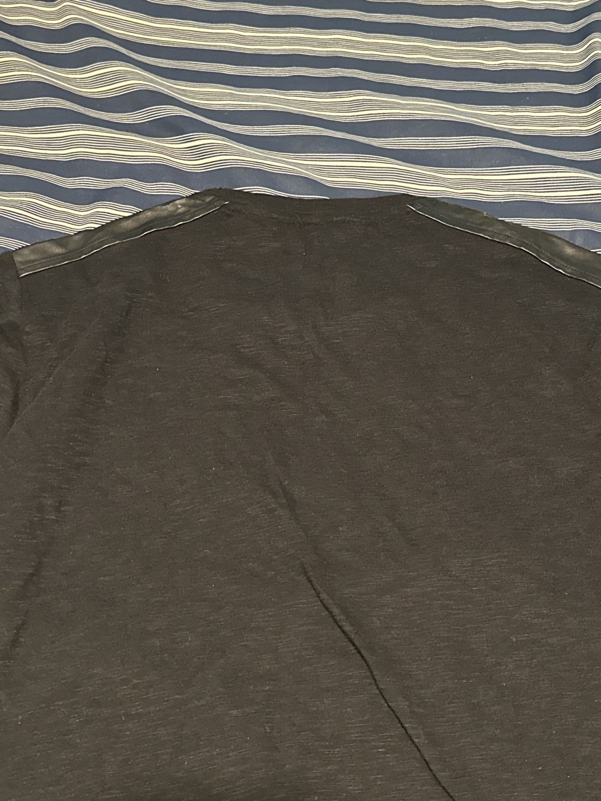 Express Express shirt w leather Size US M / EU 48-50 / 2 - 2 Thumbnail