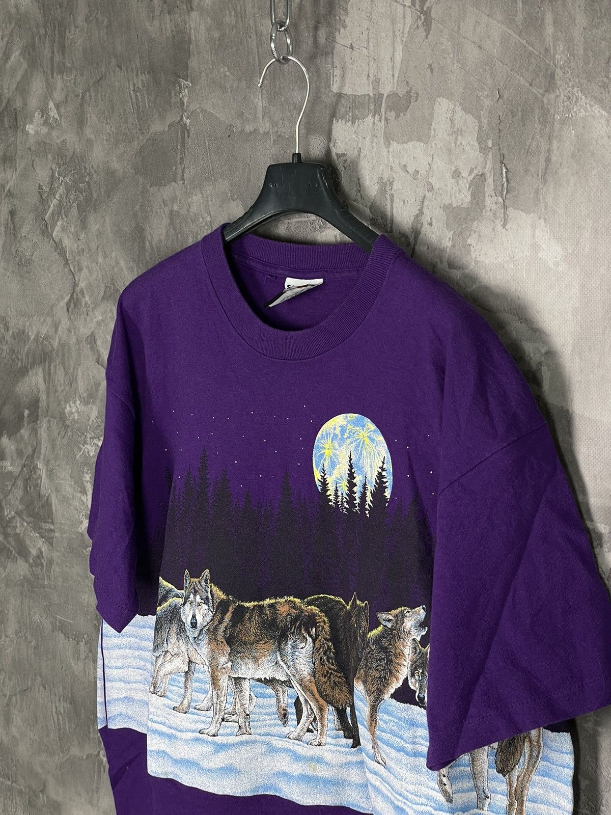 Vintage × Wild Things Vintage Wild Wolf Animal Retro Archive t-shirt Size US L / EU 52-54 / 3 - 6 Thumbnail