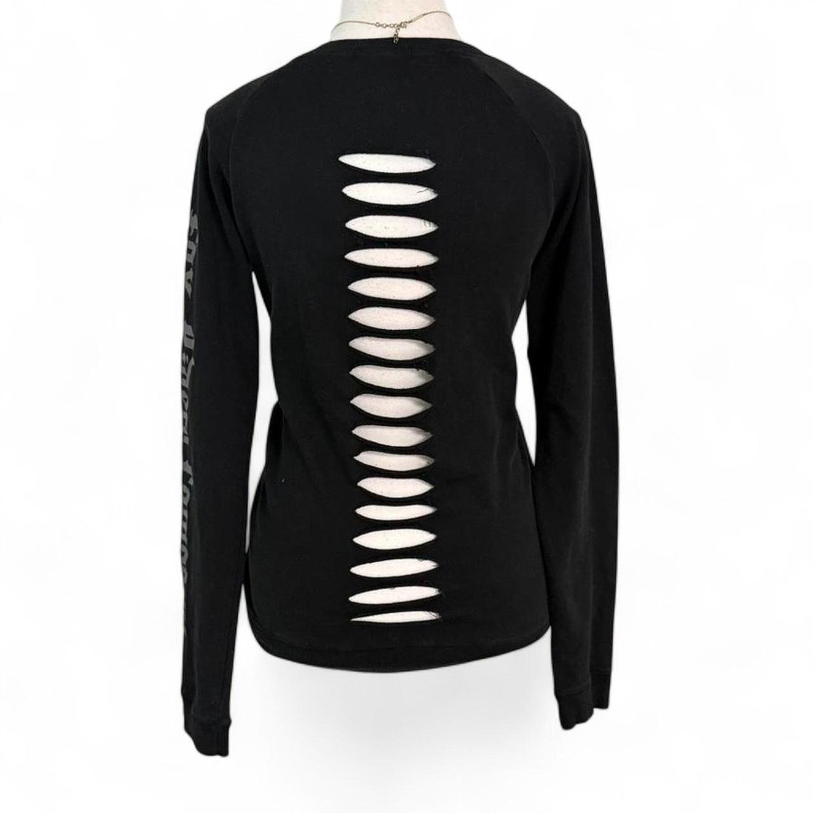 Fox Racing Fox Racing Black Y2K Vintage long sleeve back cut size M Size M / US 6-8 / IT 42-44 - 2 Thumbnail