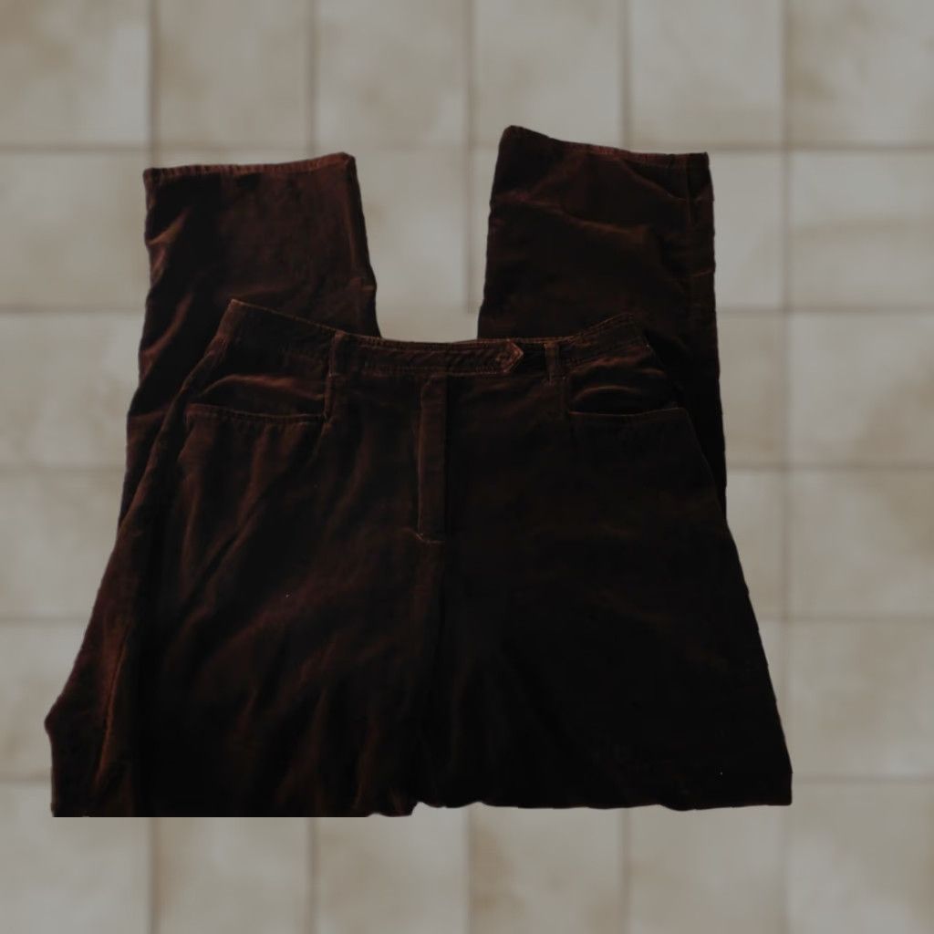 Express Express Womens Pants Straight 10 Brown Vintage Chino Cotton Stretch Mid Rise 30 Inseam 30 Womens Mens? Size 32" / US 10 / IT 46 - 1 Thumbnail