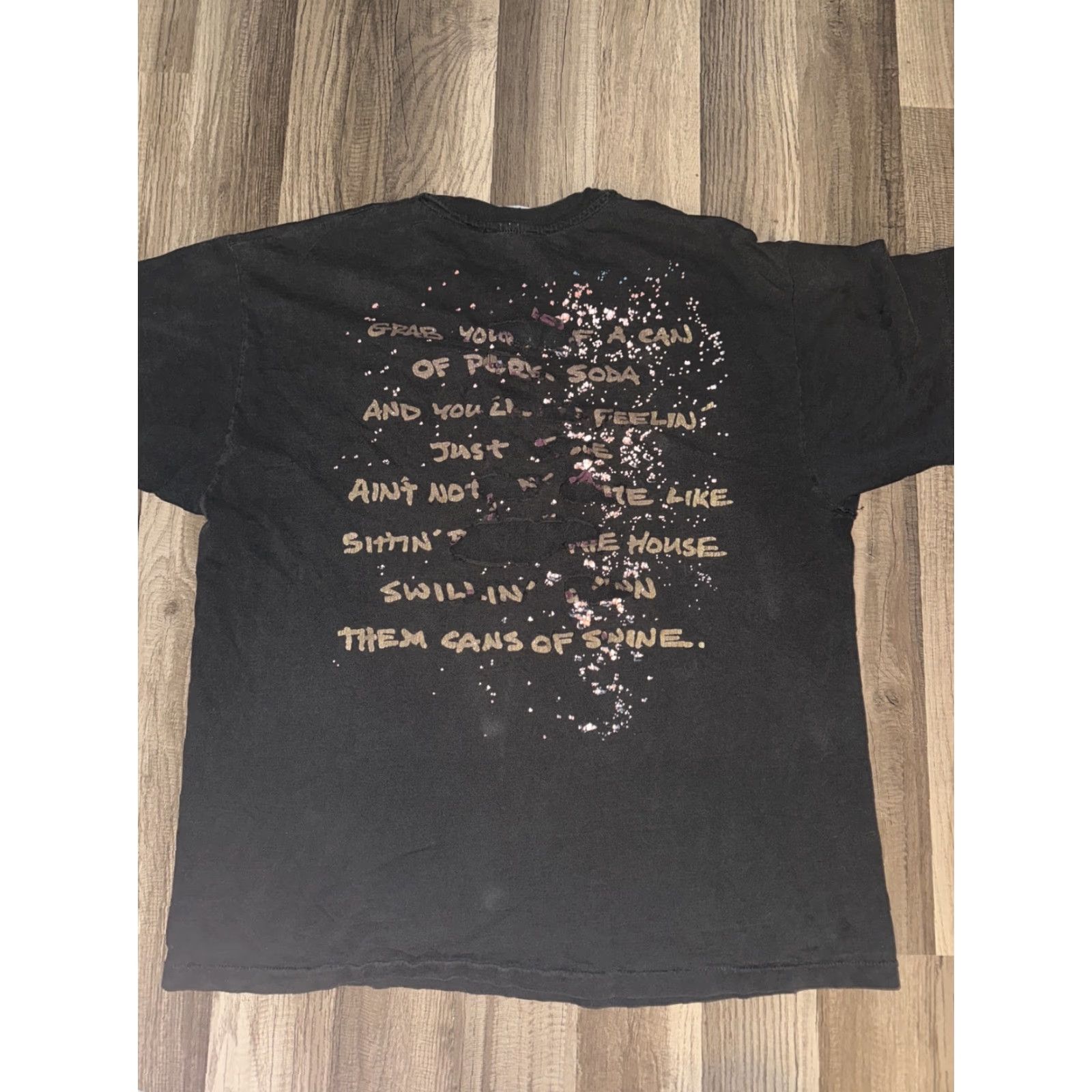 Hanes VINTAGE Primus T Shirt City XL Black Pork Soda Tour Distressed Logo Men 1993 Pig Liquid 22x26 Size US XL / EU 56 / 4 - 5 Thumbnail