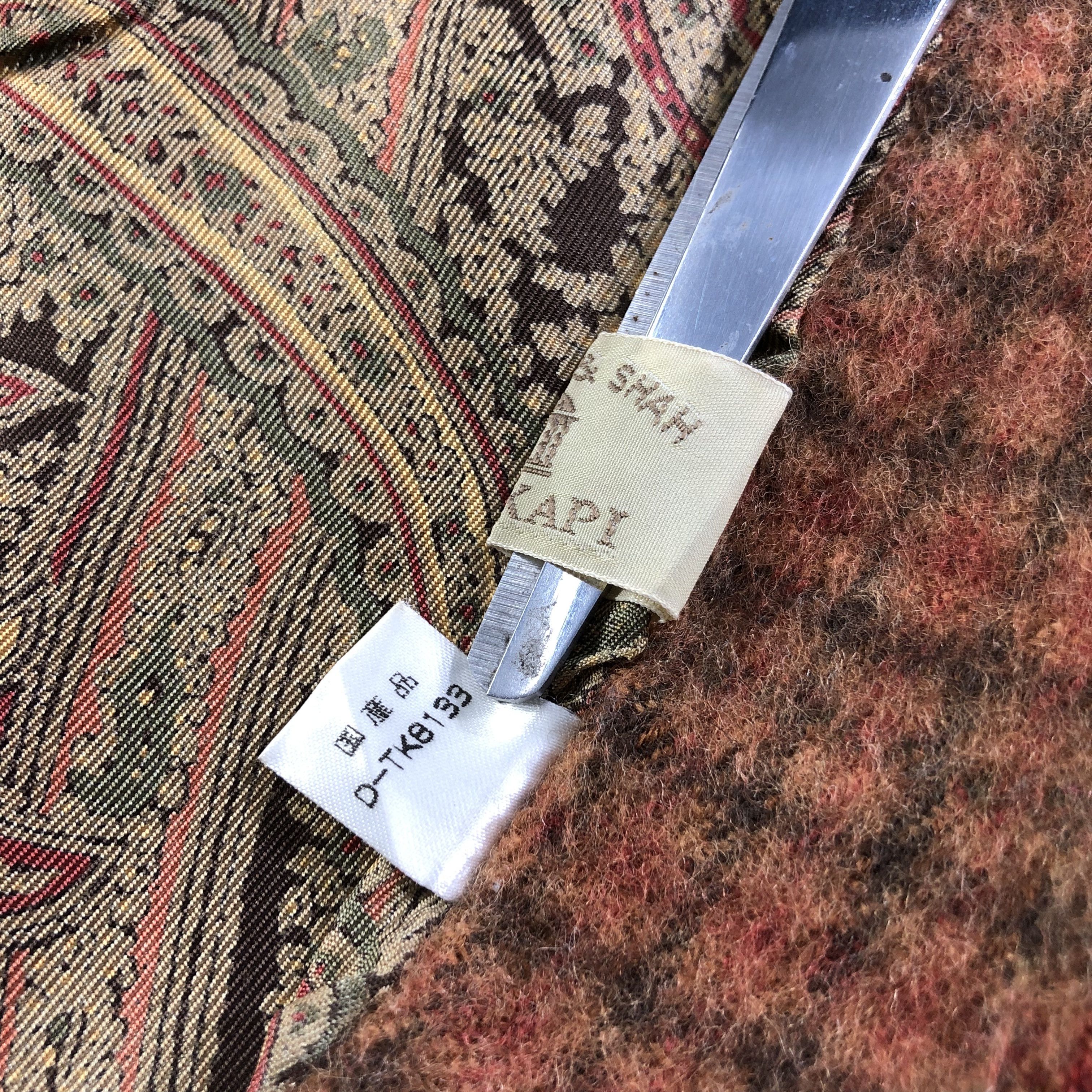 Hypebeast Top Kapi Paisley Silk/Wool Scarf Muffler V1998 Size ONE SIZE - 5 Thumbnail