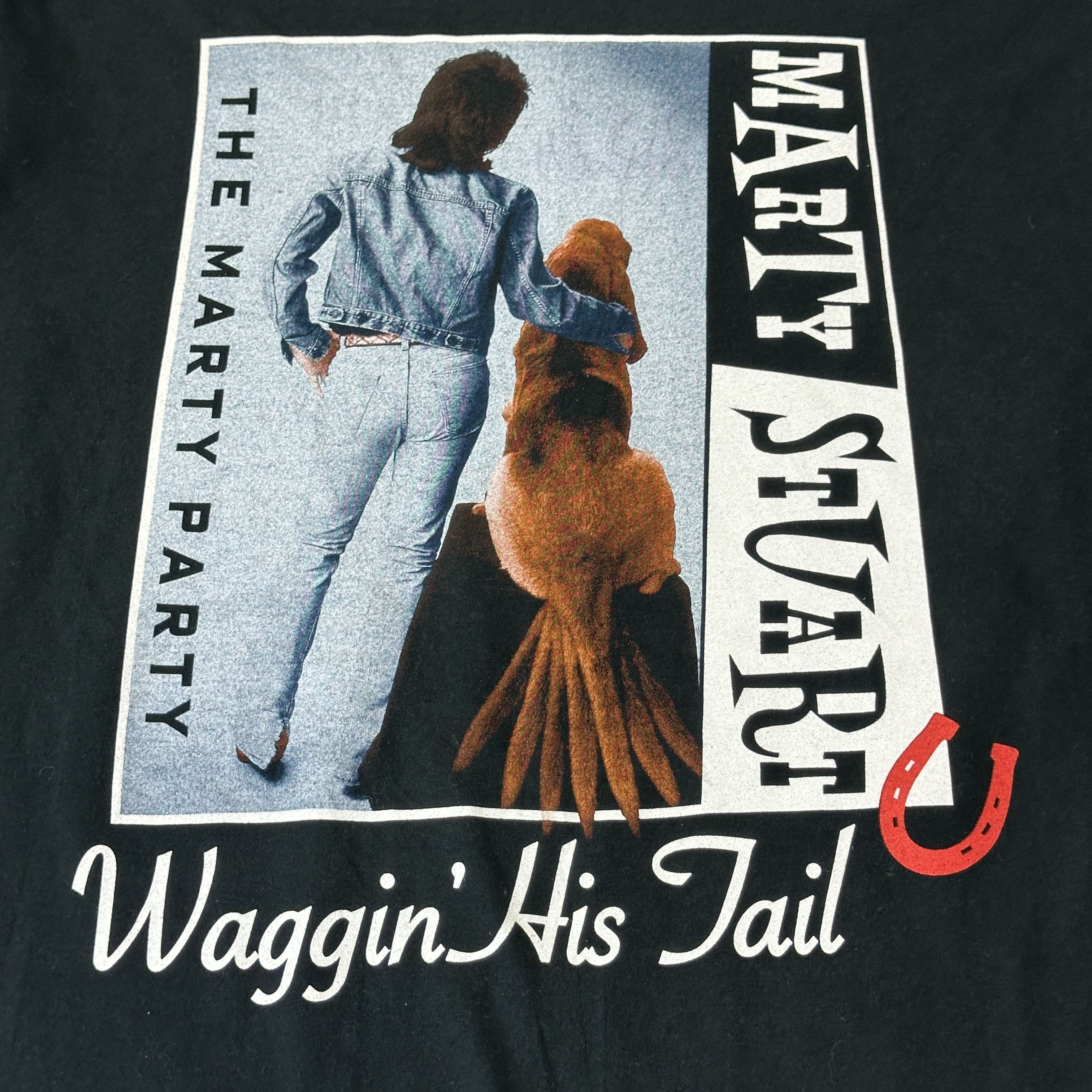 Fruit Of The Loom Vintage Marty Stuart Graphic Hound Dog Country Music T-Shirt Size XL Size US XL / EU 56 / 4 - 5 Thumbnail
