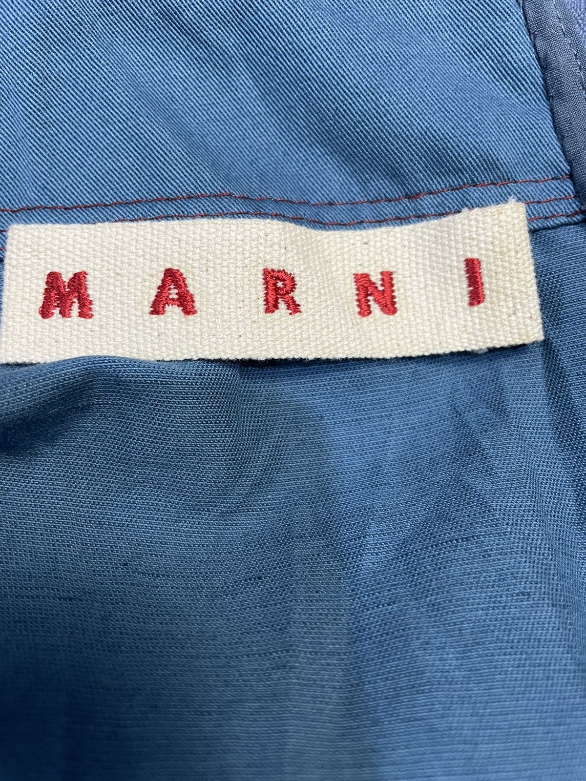 Marni MARNI 18SS Cotton Hemp Hatome Design Pullover Short Sleeve Size US S / EU 44-46 / 1 - 7 Thumbnail
