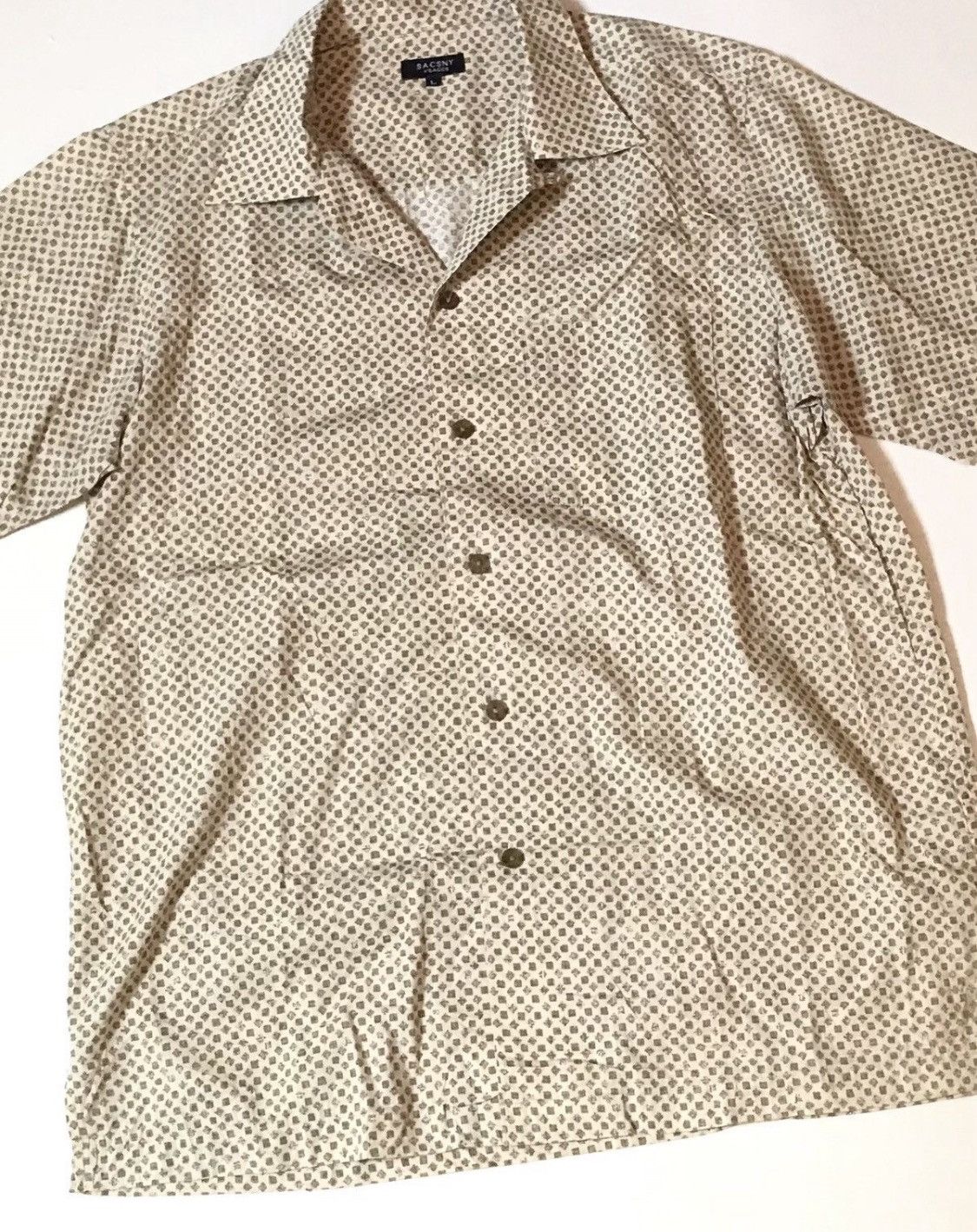 Yohji Yamamoto TAX FREE 🇺🇸 yohji yamamoto y’saccs printed camp shirt Size US L / EU 52-54 / 3 - 3 Thumbnail