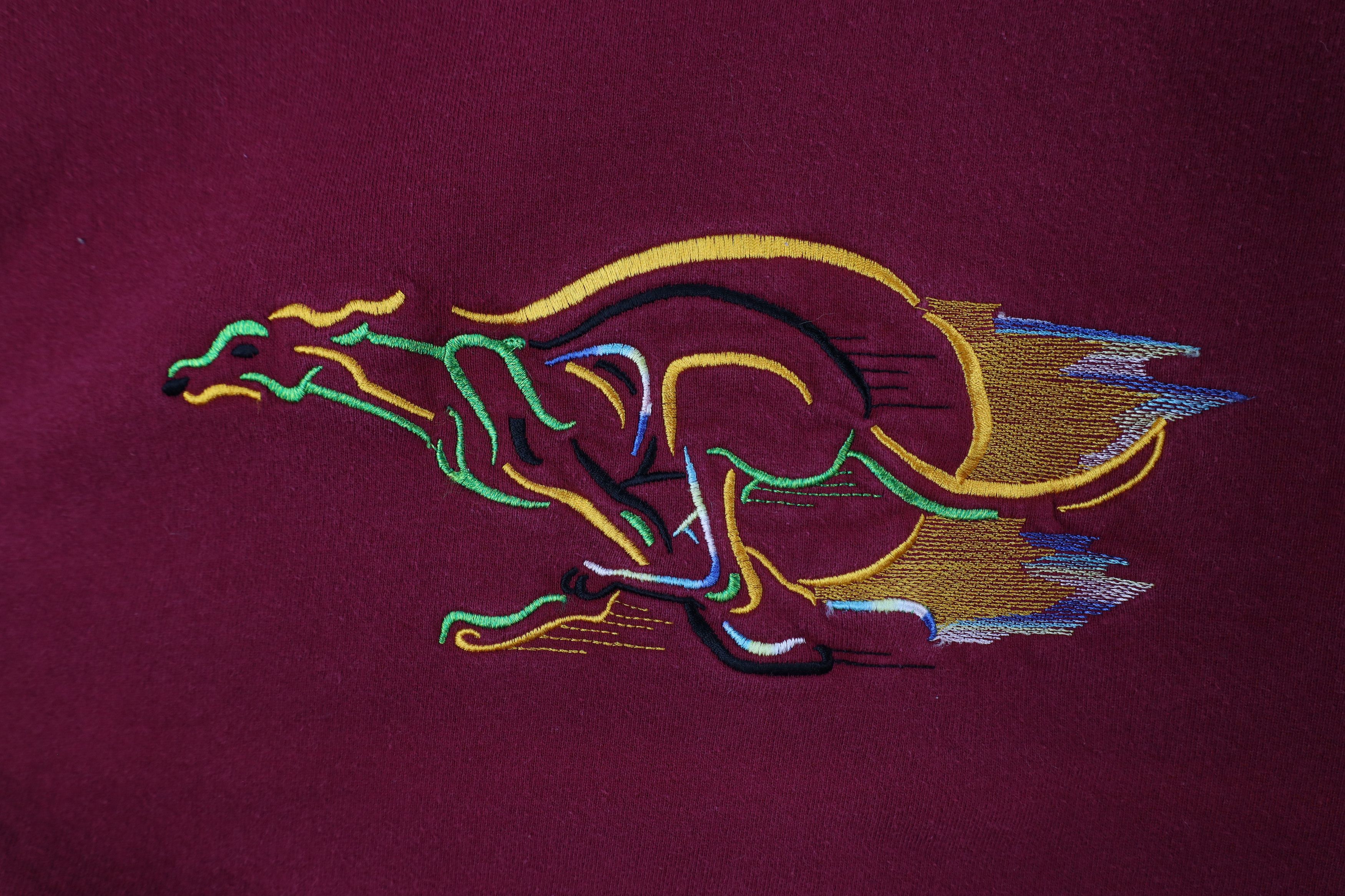 Vintage Vintage 90s Greyhound Adoption Program Dog Sweatshirt Size M / US 6-8 / IT 42-44 - 4 Thumbnail