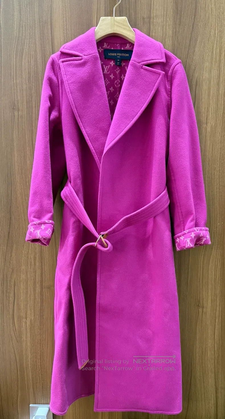 Louis Vuitton Louis Vuitton Purple presbyopic belted coat Size XS / US 0-2 / IT 36-38 - 2 Thumbnail