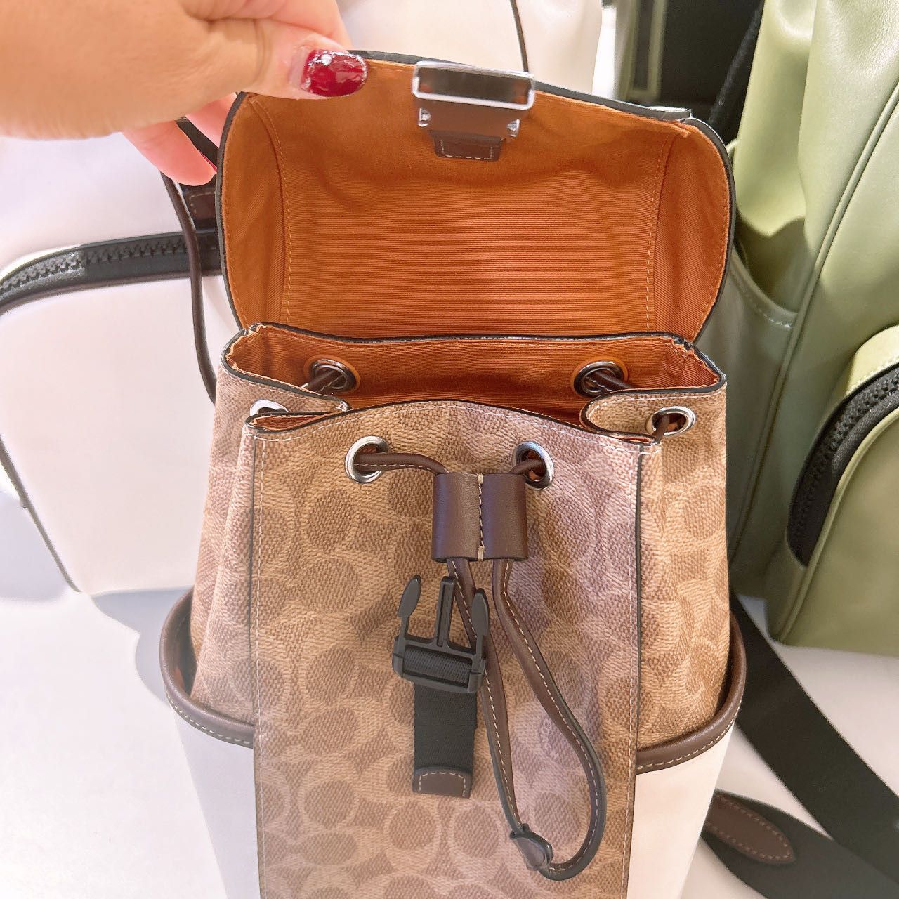Coach Racer Pack In Signature Colorblock CT752 Size ONE SIZE - 3 Thumbnail