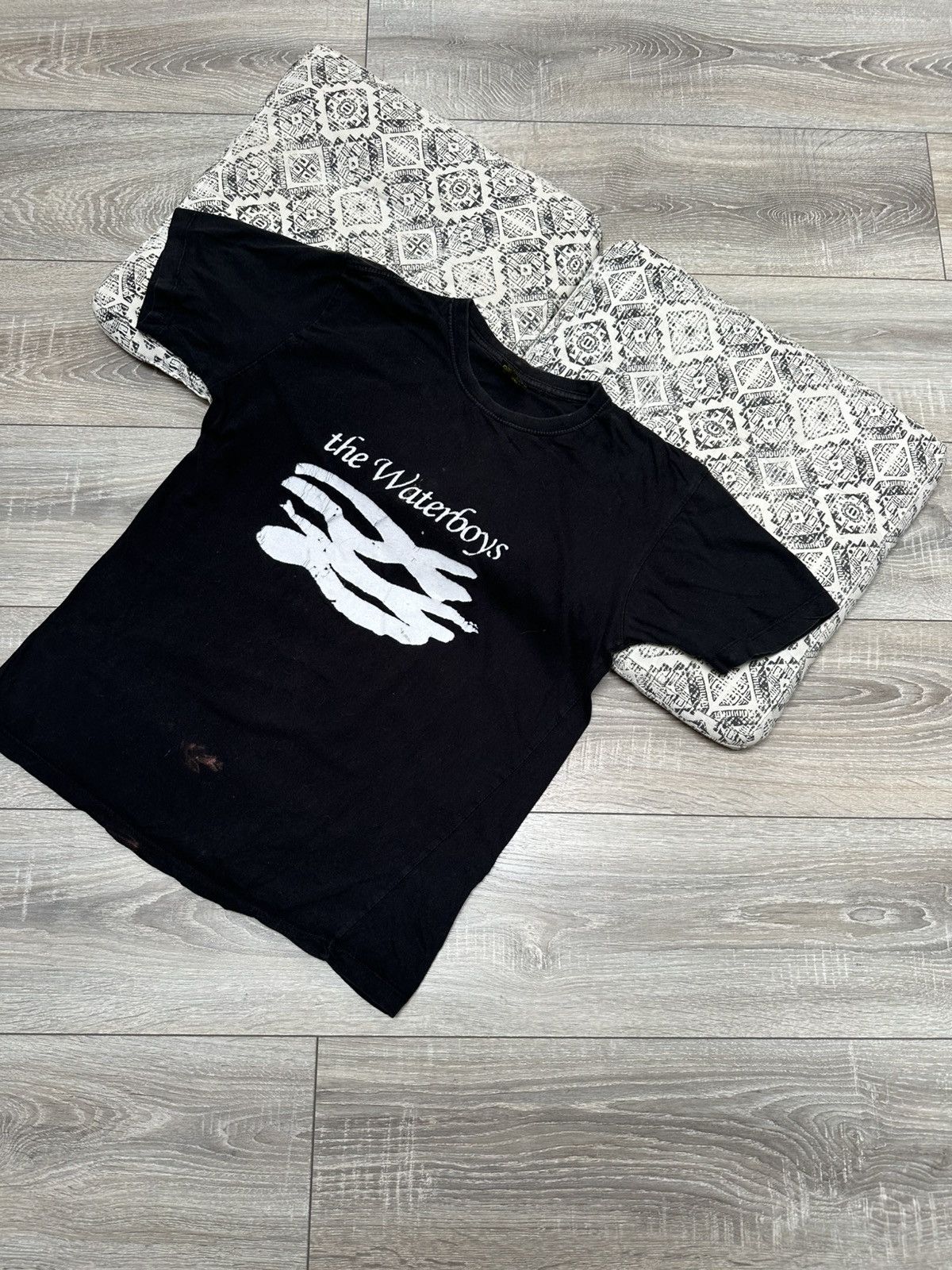 Band Tees The Waterboys Vintage Rock Band Tee Black Surf Size US M / EU 48-50 / 2 - 2 Thumbnail