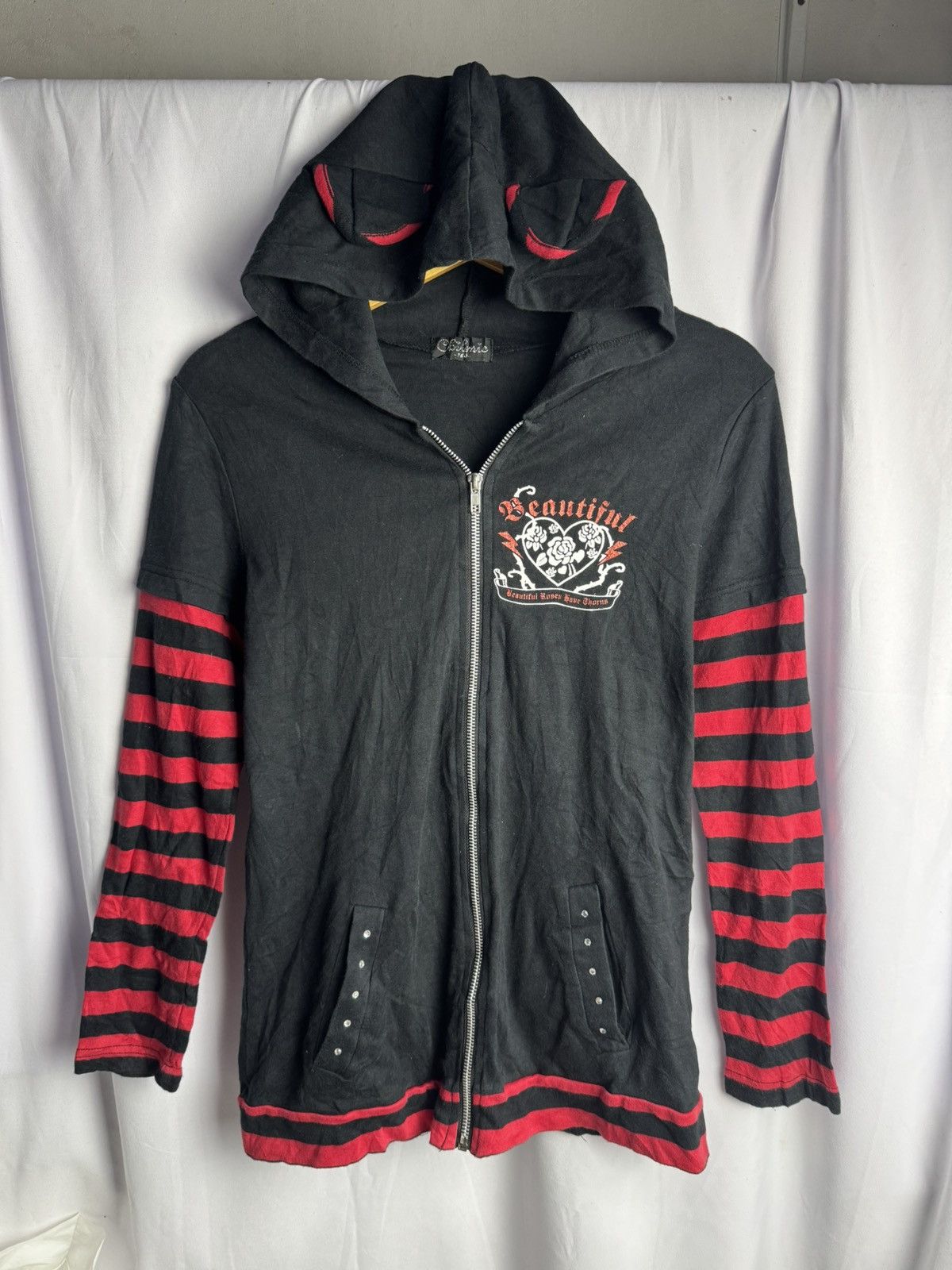 Japanese Gothic Punk Style Hoodie