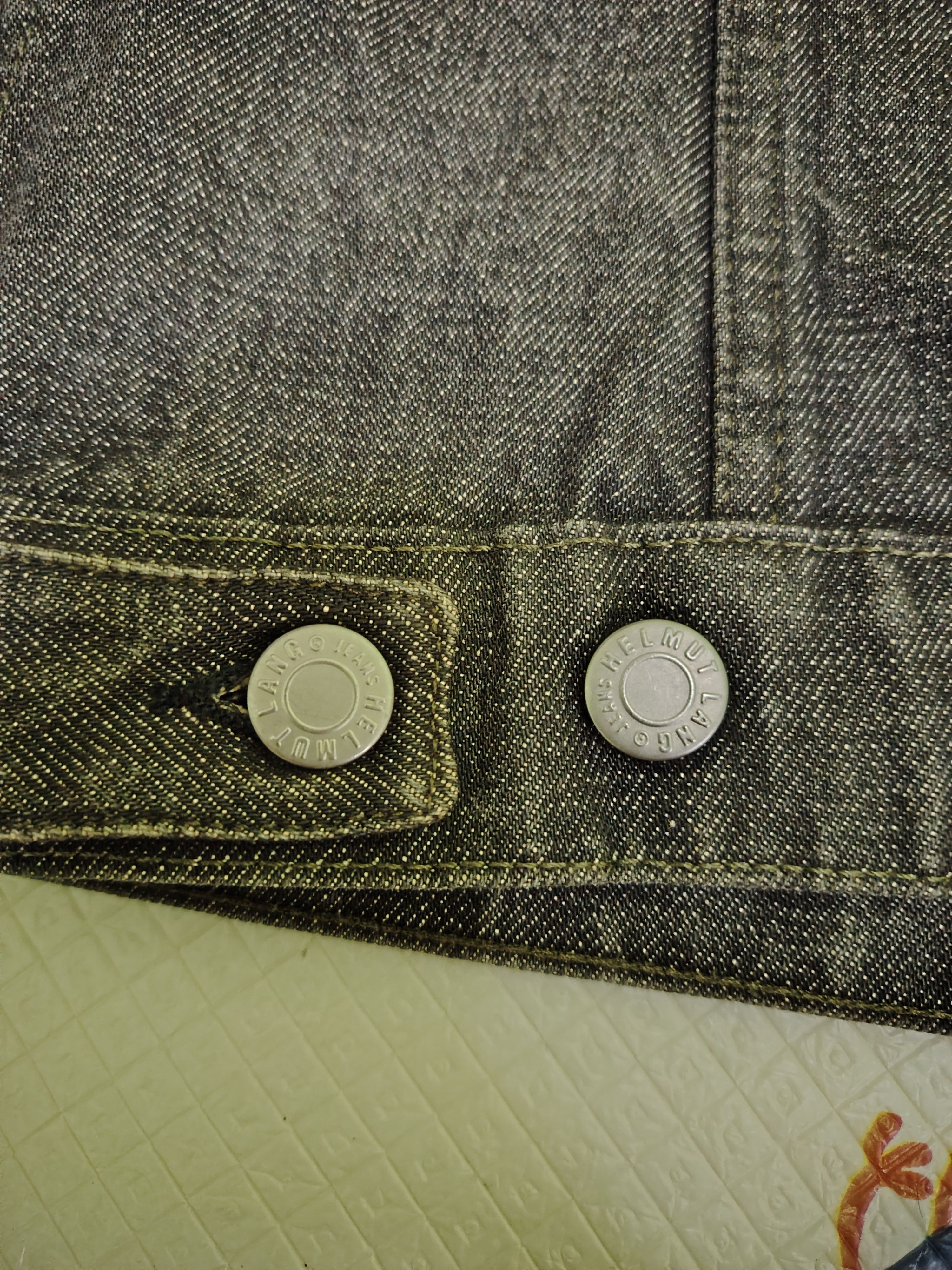 Helmut Lang Vintage Helmut Lang Black Classic Denim Jacket 1999 Italy 38 Size XS / US 0-2 / IT 36-38 - 7 Thumbnail