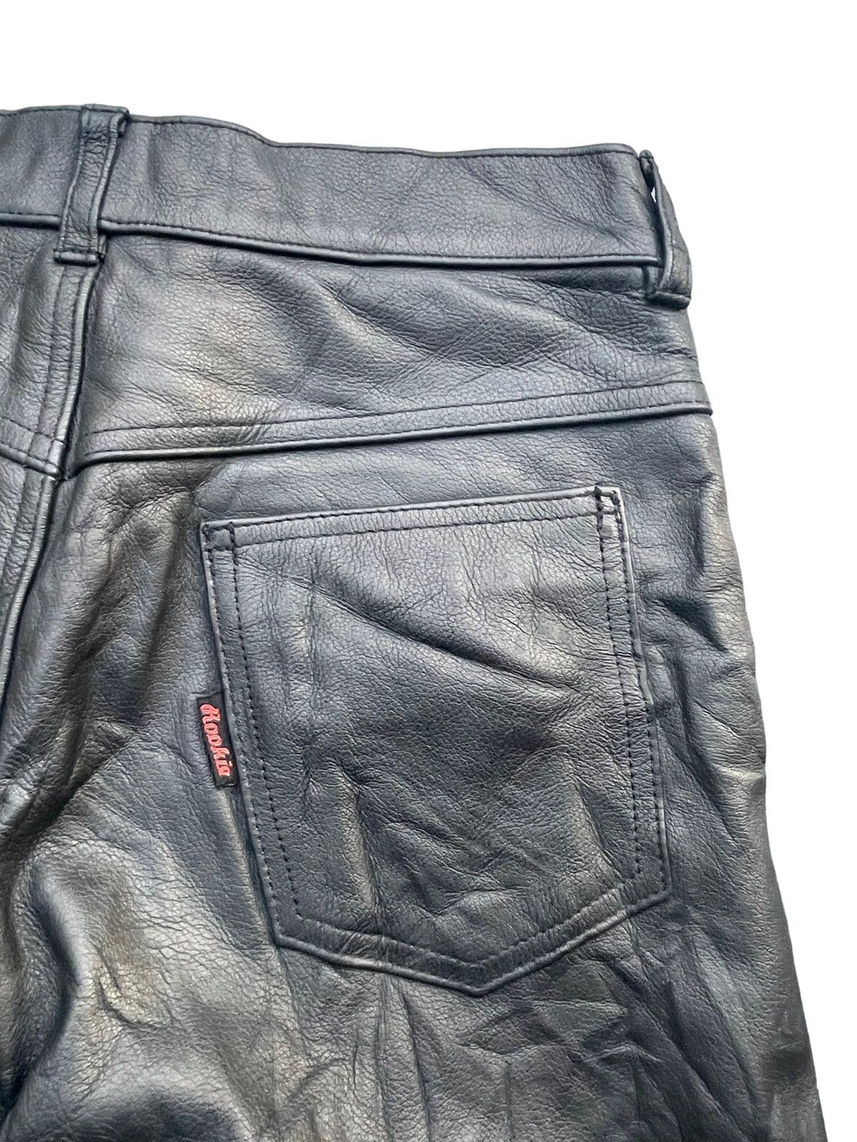 Japanese Brand Vintage Rookie Leather Pant Size US 28 / EU 44 - 8 Thumbnail
