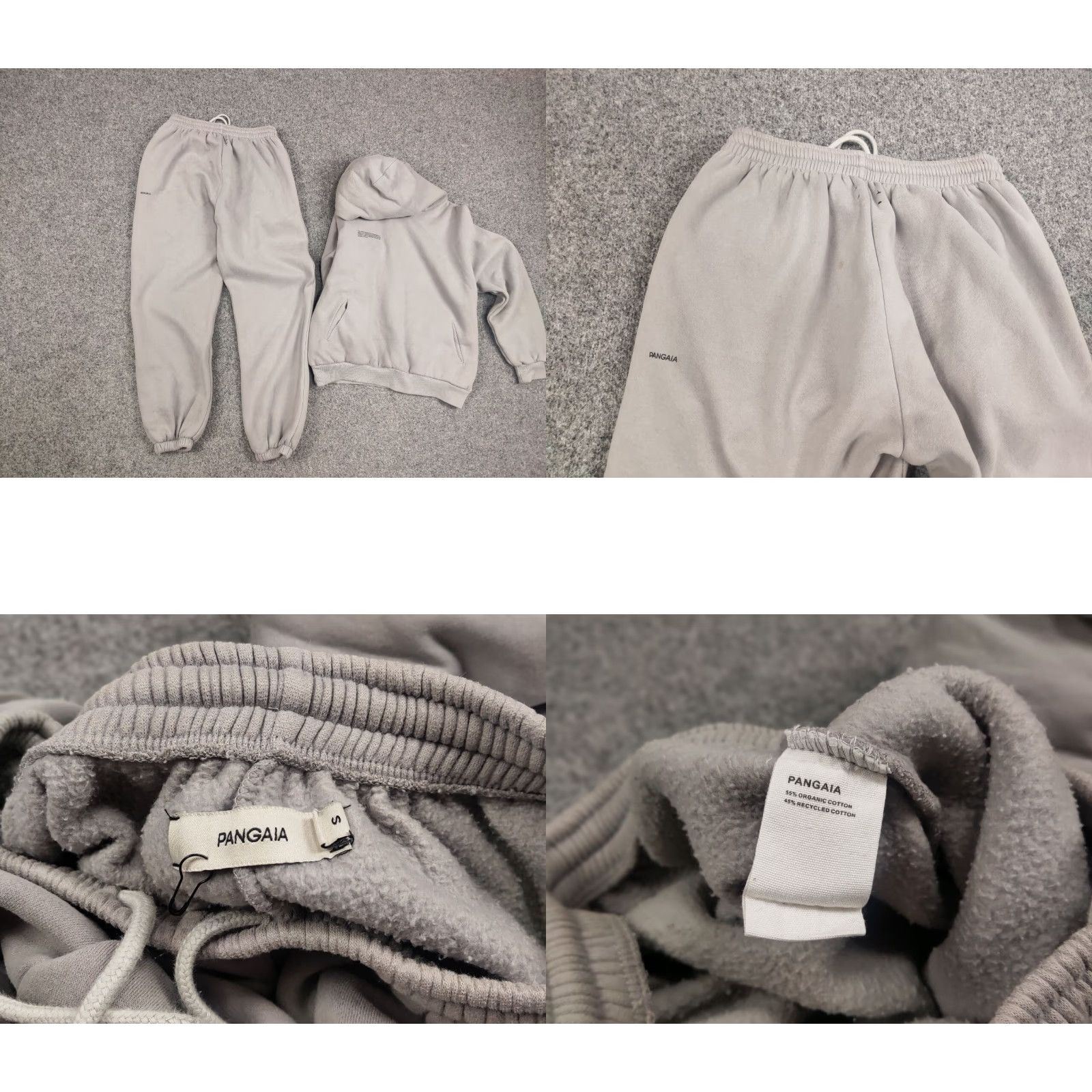 Pangaia Pangaia Tracksuit Hoodie Pants Organic Cotton Unisex Gray S Set Size US S / EU 44-46 / 1 - 10 Thumbnail