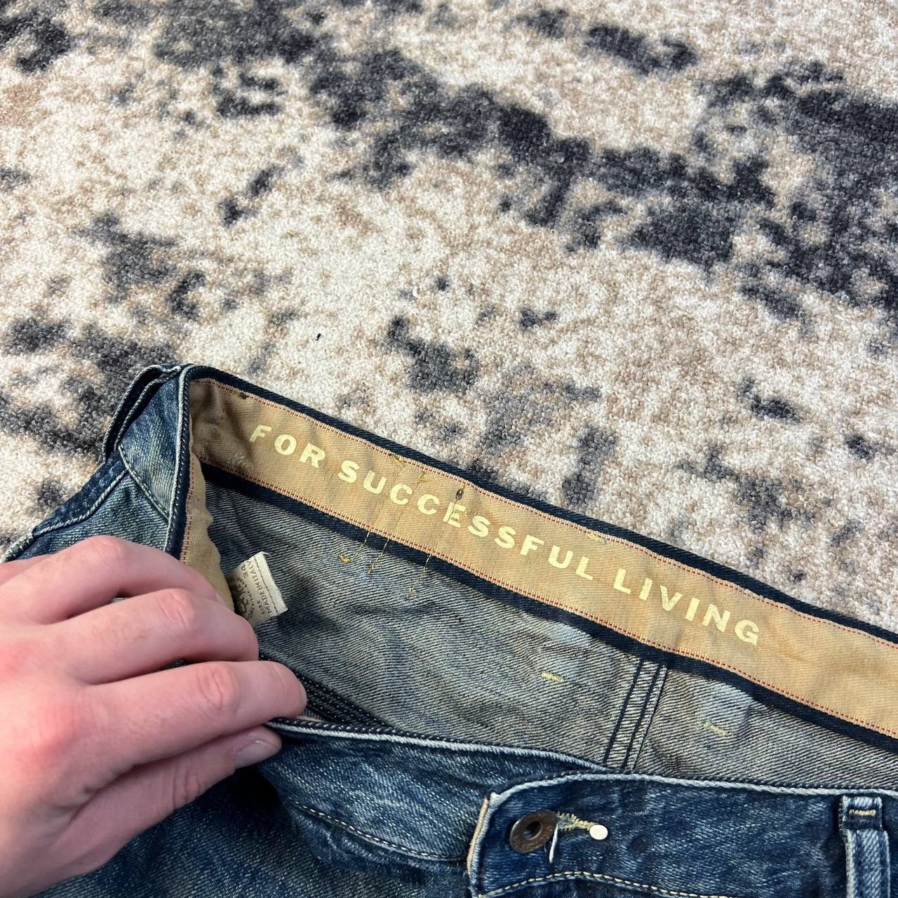 Diesel Diesel Luxury Washed Blue Denim Jeans Streetwear Y2K Size US 34 / EU 50 - 10 Thumbnail
