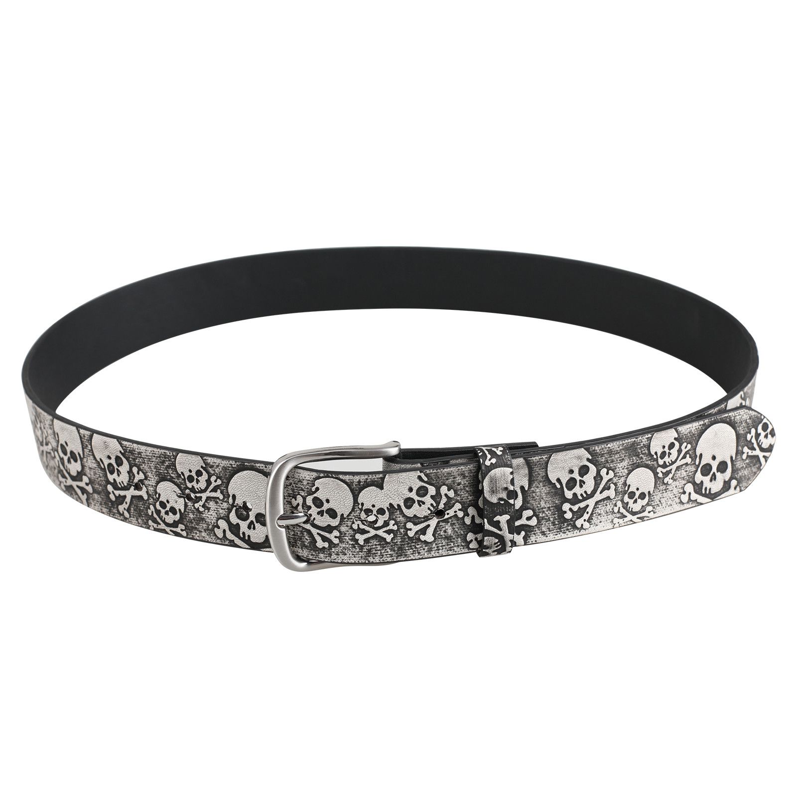 Other Skull Embossed Belt Size ONE SIZE - 2 Thumbnail