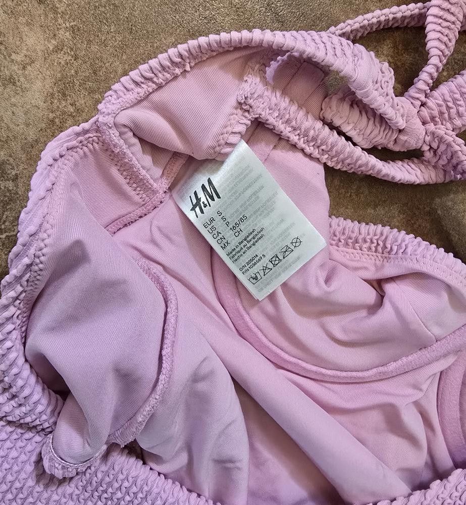 H&M Light Pink Detailed H&M Monokini Size ONE SIZE - 4 Thumbnail