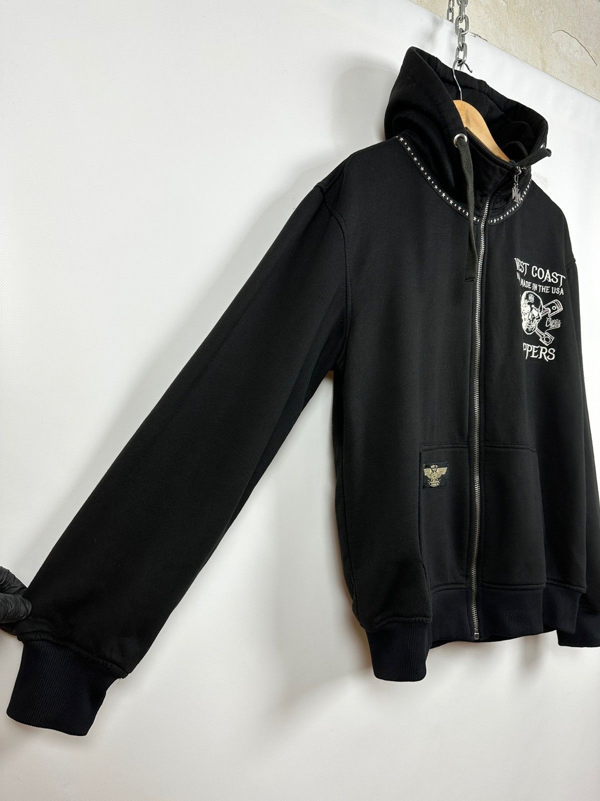 Vintage Vintage West Coast Choppers Hand Made In The USA Hoodie Size US L / EU 52-54 / 3 - 16 Thumbnail