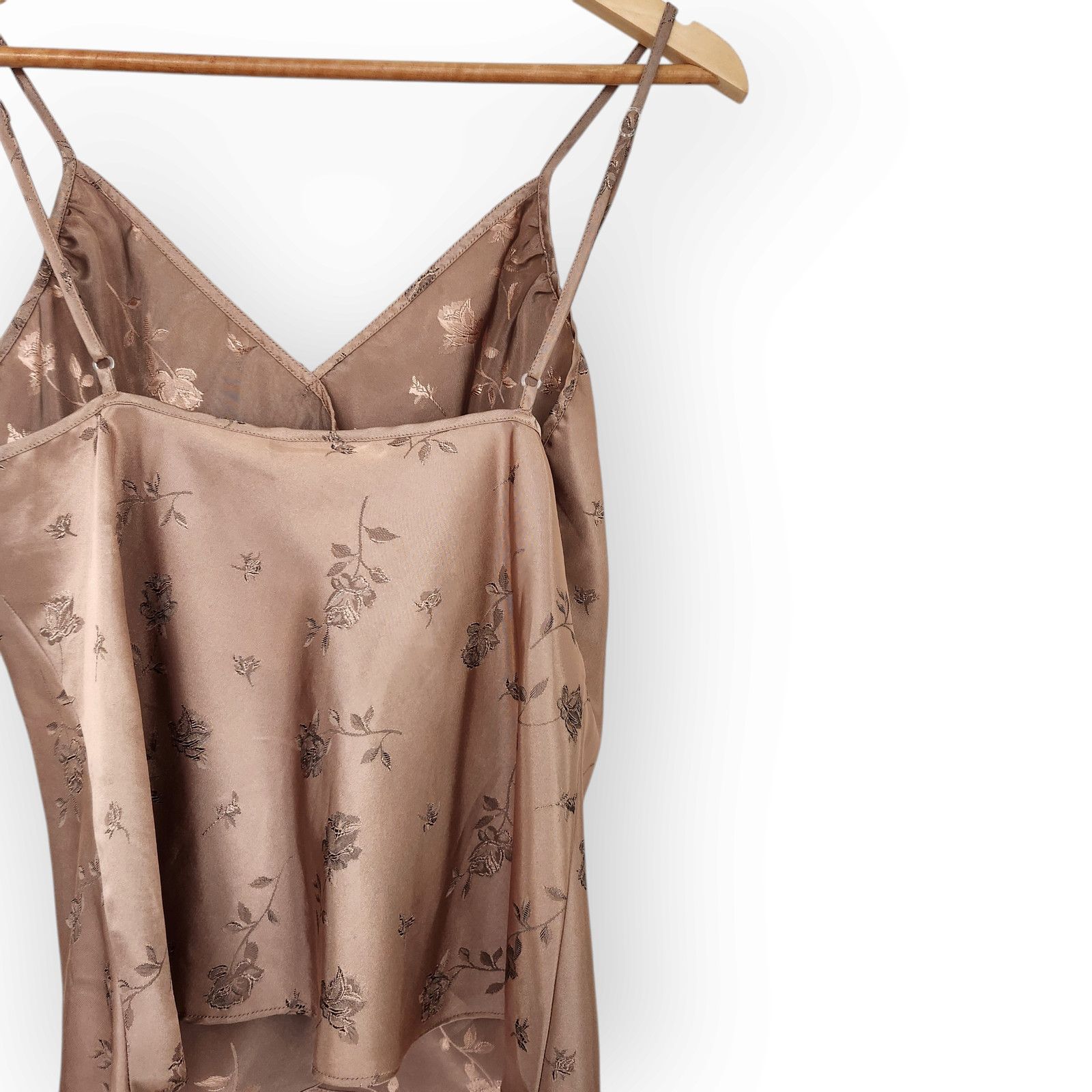 Vintage Vintage Secret Treasures Light Brown Jacquard Wrap Tank Top Size M / US 6-8 / IT 42-44 - 8 Thumbnail