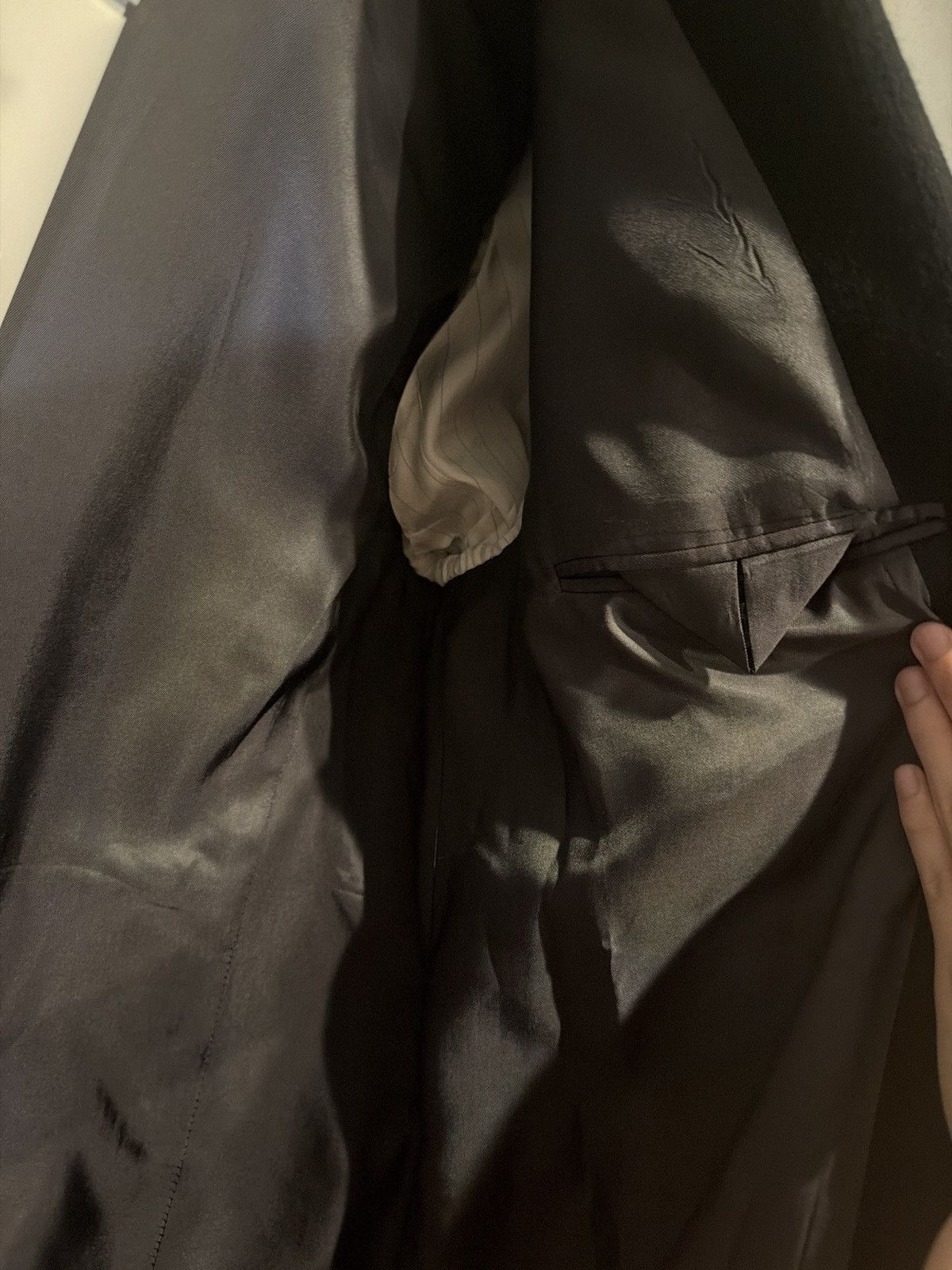 Our Legacy Our Legacy CEREMONY BLAZER Coal Black Link Stripe Weave Size US M / EU 48-50 / 2 - 3 Thumbnail