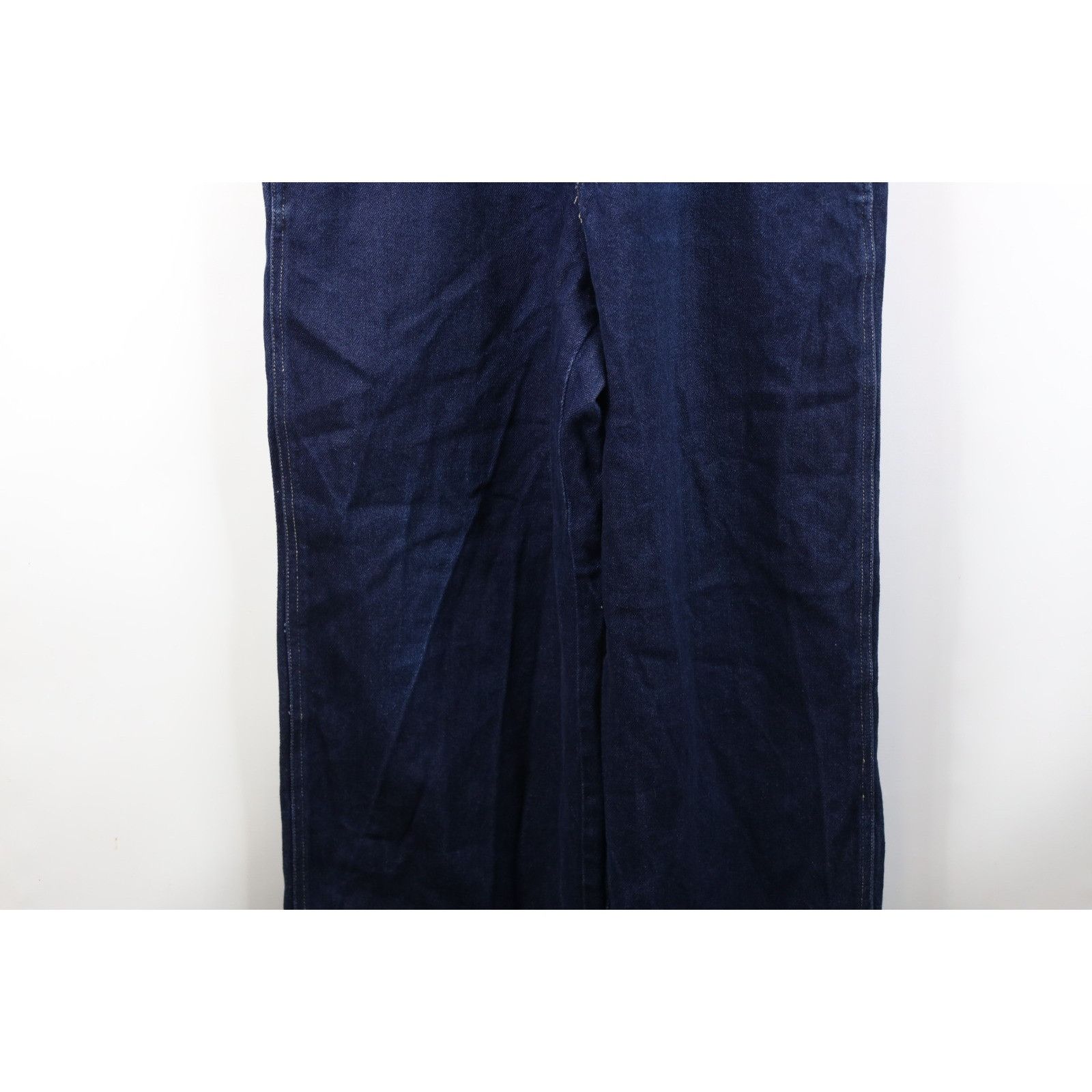 Vintage Vintage Y2K Streetwear Babydoll Wide Leg Denim Overalls Size 28" / US 6 / IT 42 - 4 Thumbnail