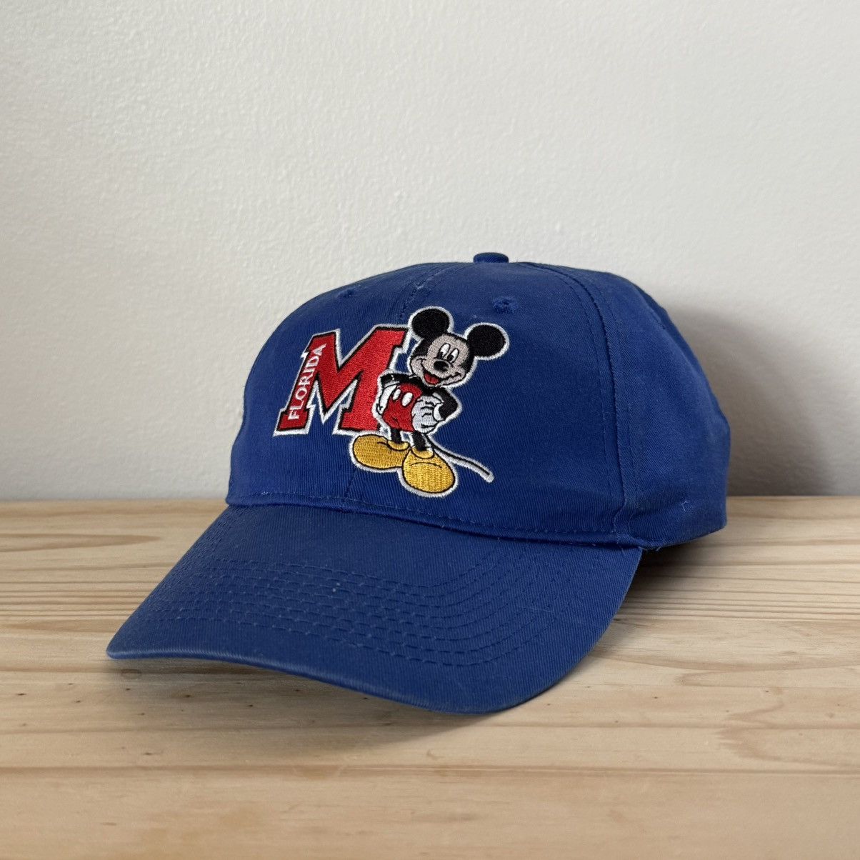 Disney Disney Mickey Mouse Florida Snapback Cap Blue Vintage Style Size ONE SIZE - 1 Thumbnail