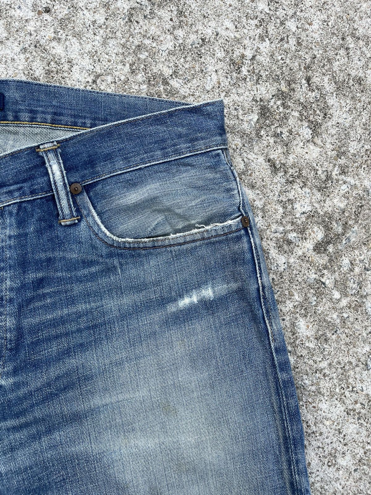 Polo Ralph Lauren 🔥 Polo Ralph Lauren Distressed Denim Vintage W35🔥 Size US 35 - 7 Thumbnail