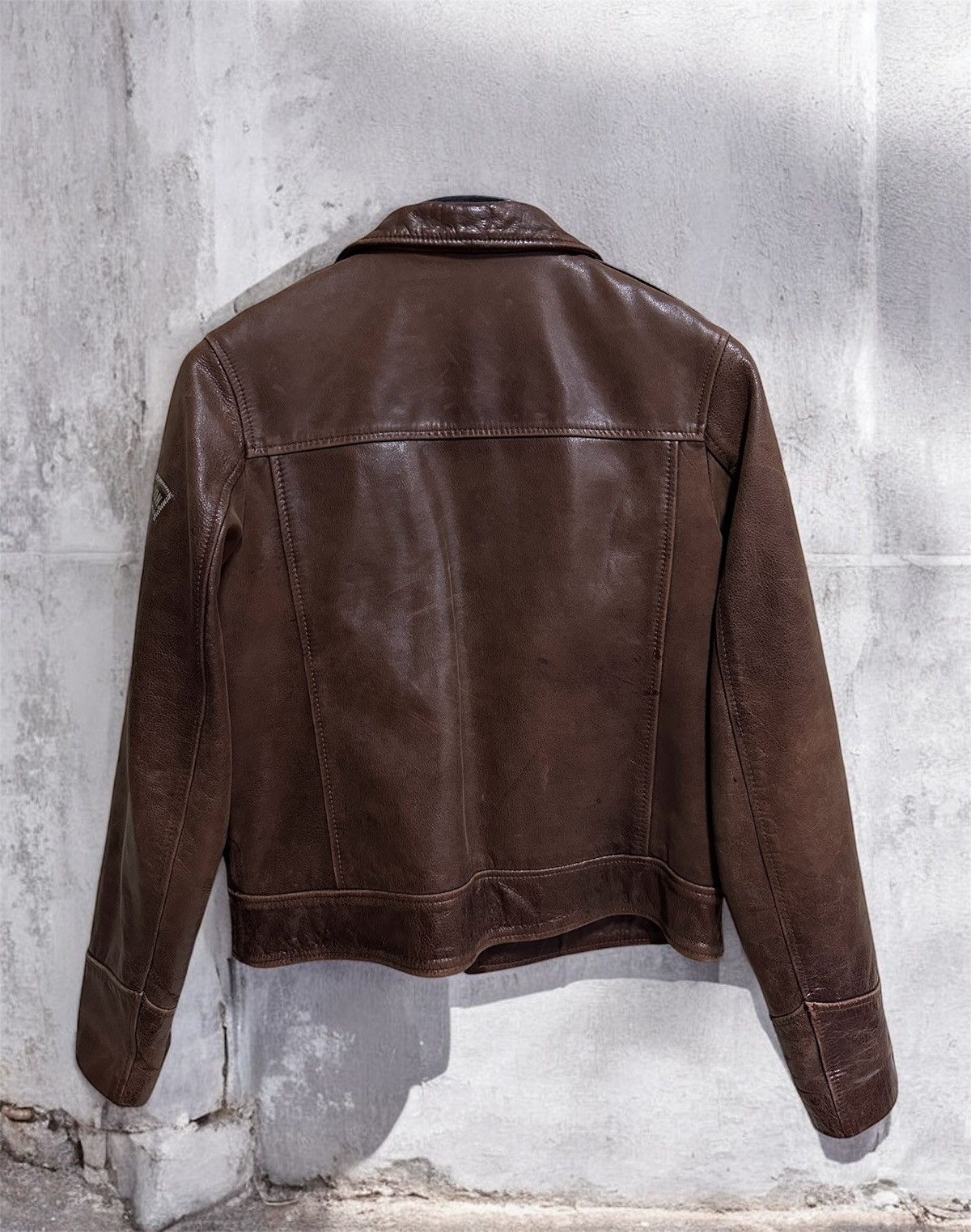Harley Davidson Vintage Harley Davidson Heavy Leather Biker Jacket Brown L Size US L / EU 52-54 / 3 - 2 Thumbnail