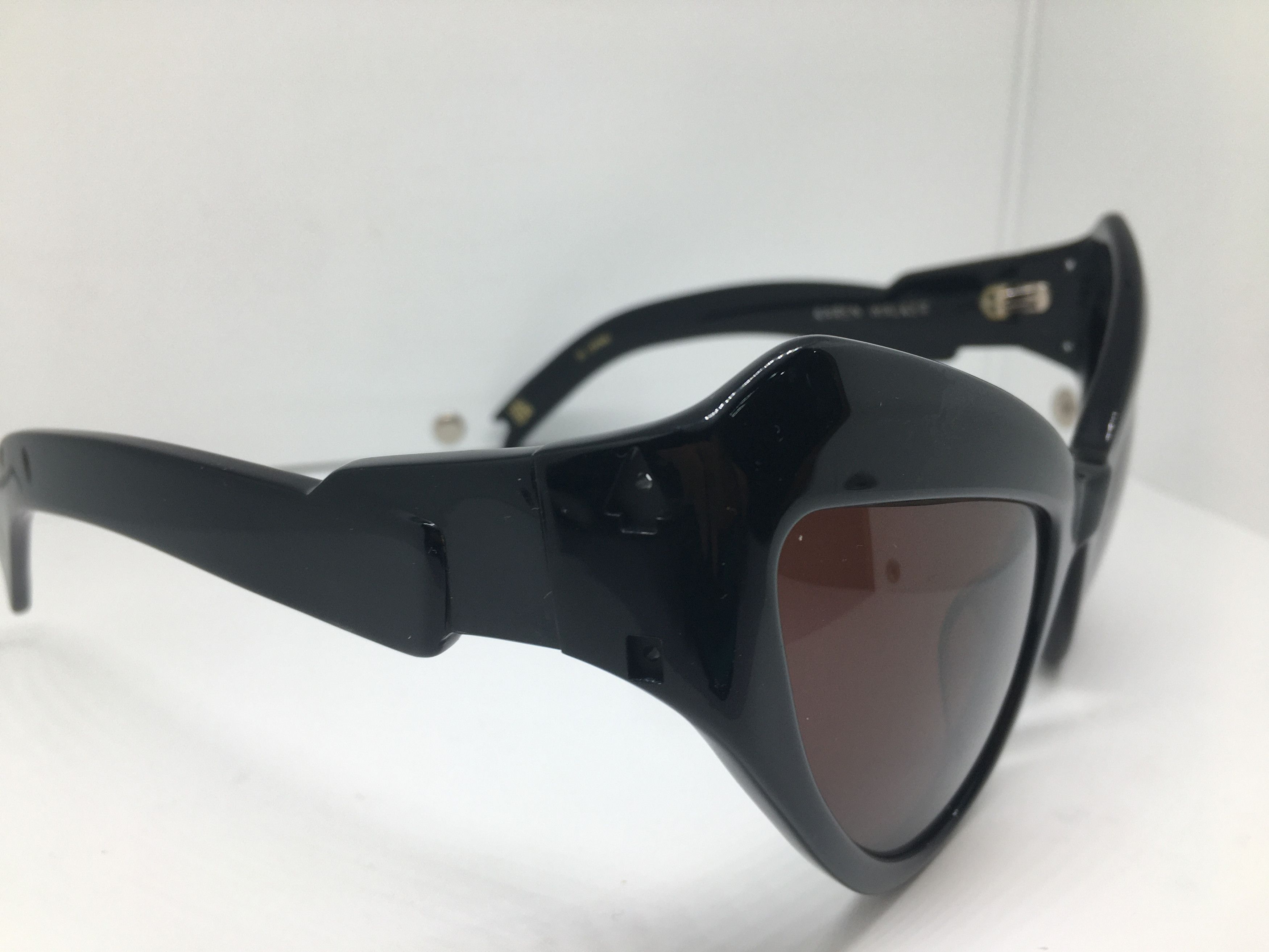 Karen Walker Karen Walker BOW WOW Black Cat Eye Oversize Sunglasses Size ONE SIZE - 2 Thumbnail