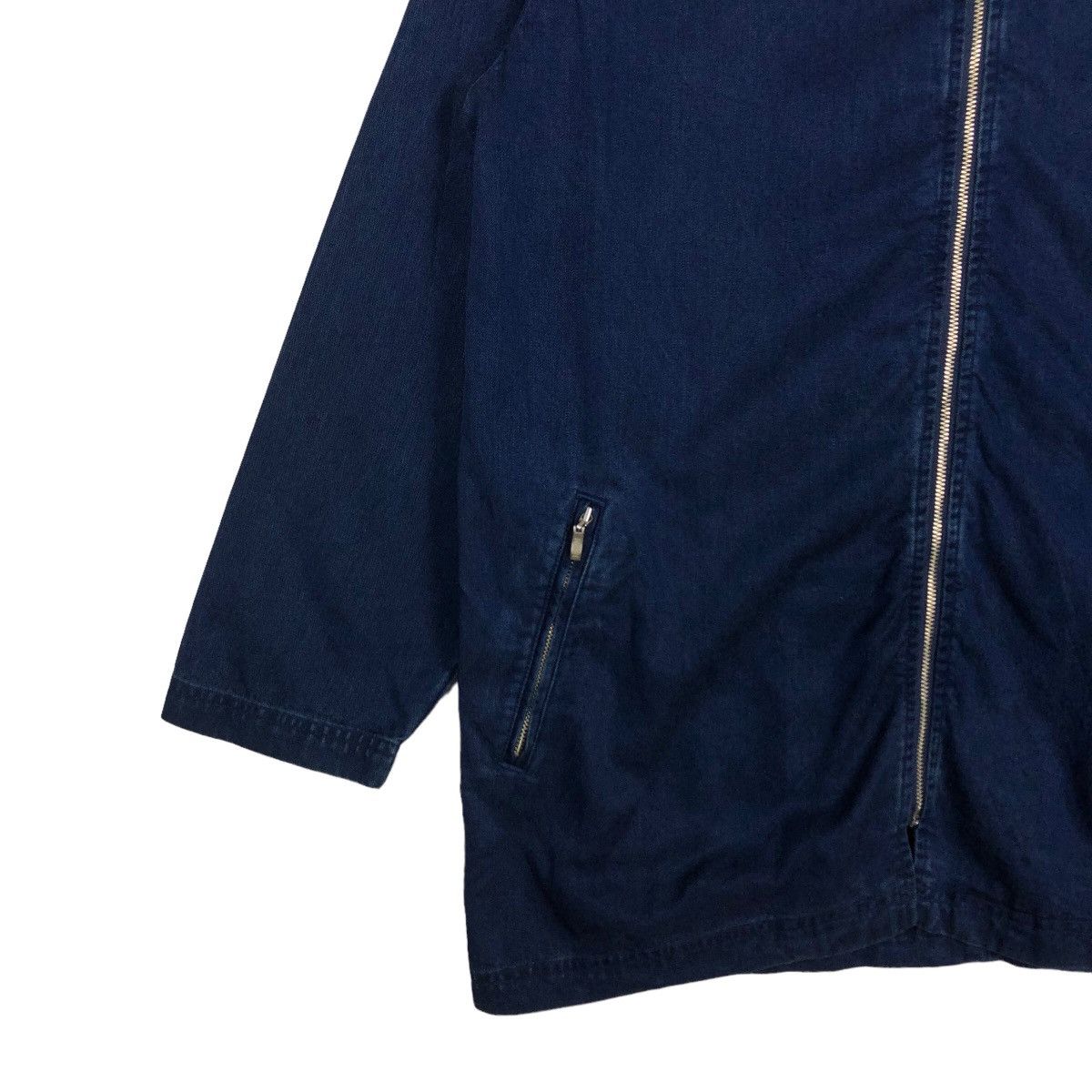 45rpm 🔥90’s Indigo Denim Jacket Blue Blue Japan Simple Life Size US M / EU 48-50 / 2 - 4 Thumbnail