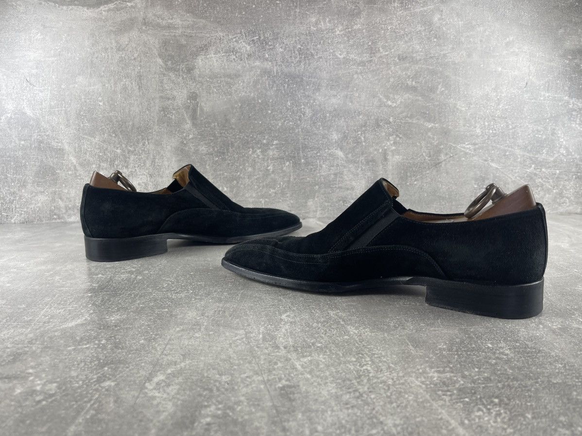Versace Versace Vintage 00s Black Suede Slip On Dress Shoes Size US 8 / EU 41 - 5 Thumbnail