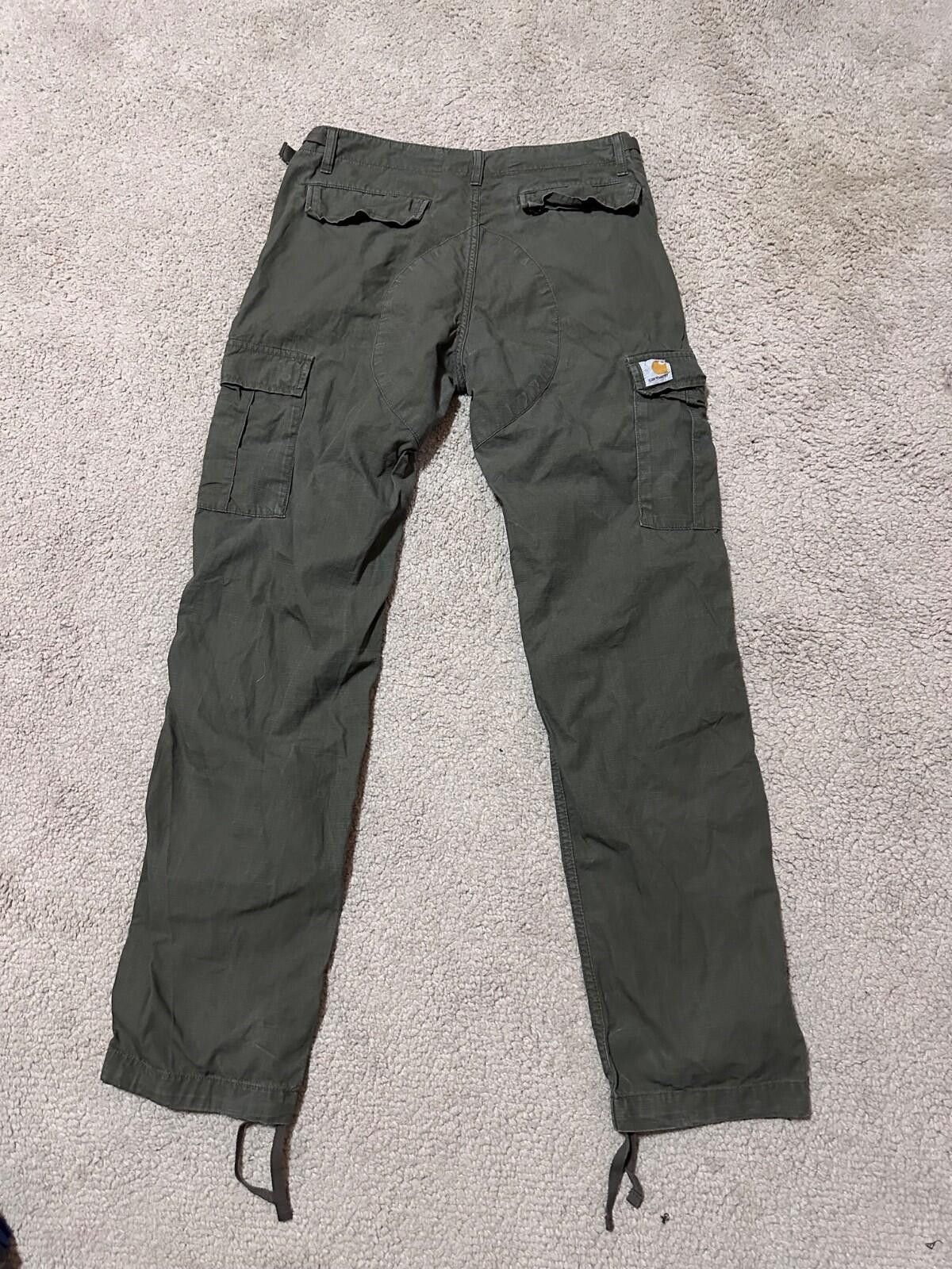Carhartt Carhartt WIP Regular Fit Baggy Cargo Pants Y2K Bottoms 32x32 Size US 32 / EU 48 - 5 Thumbnail