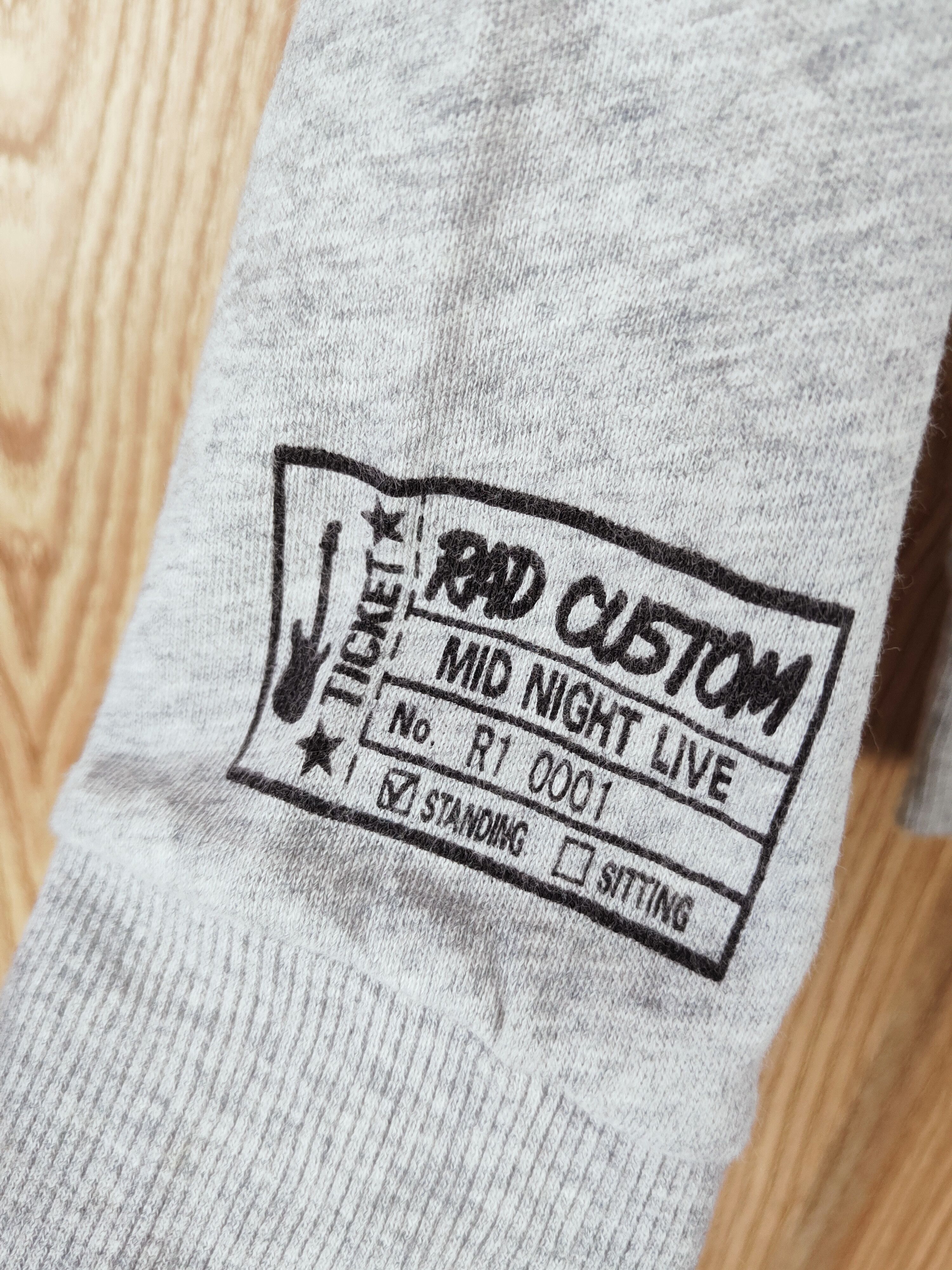 Japanese Brand × Vintage Rad Custom Special Edition Gray Sweatshirts #W172 Size S / US 4 / IT 40 - 5 Thumbnail