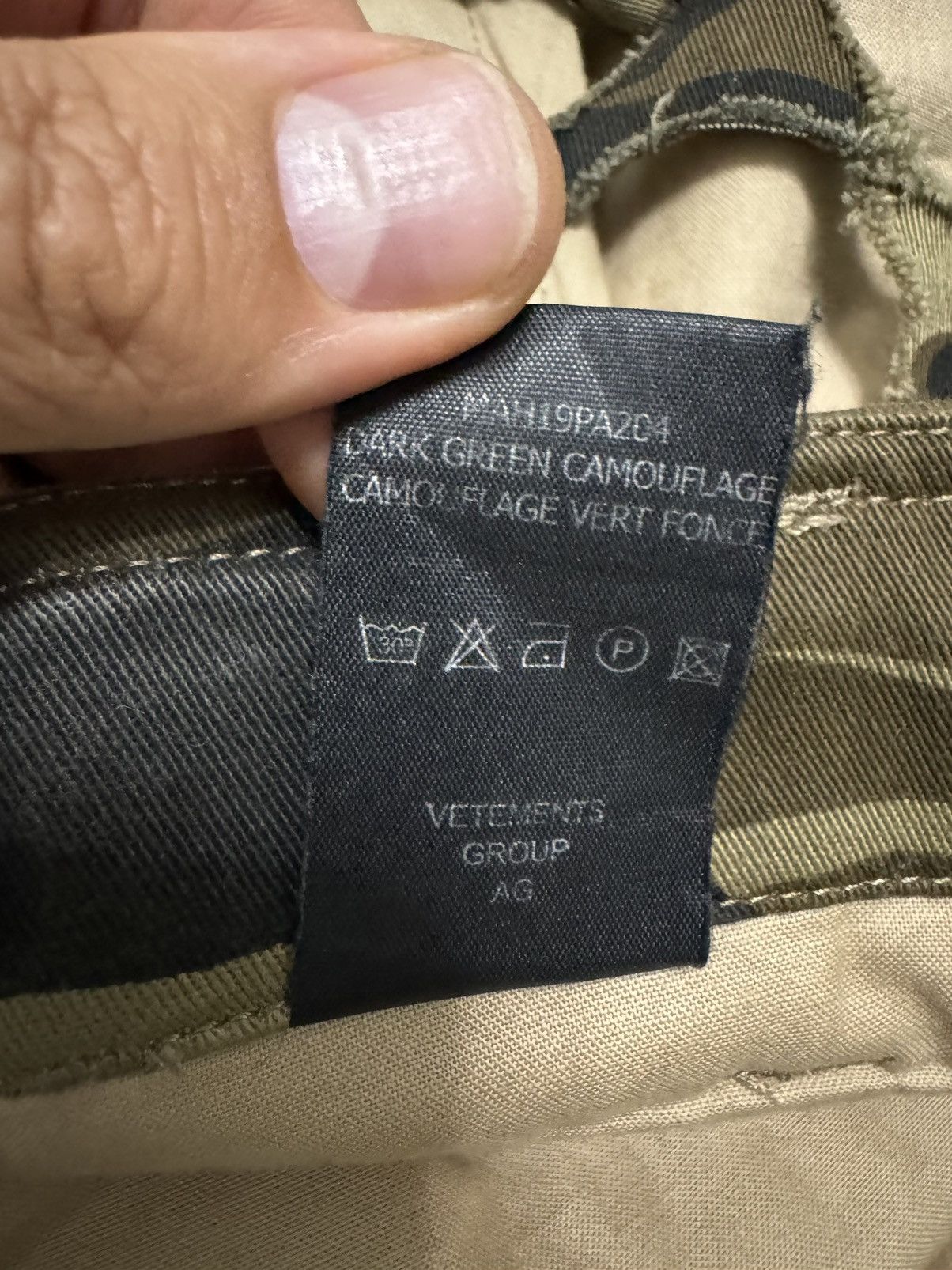 Vetements Lasercut Camo Cargo Pants Size US 32 / EU 48 - 11 Thumbnail
