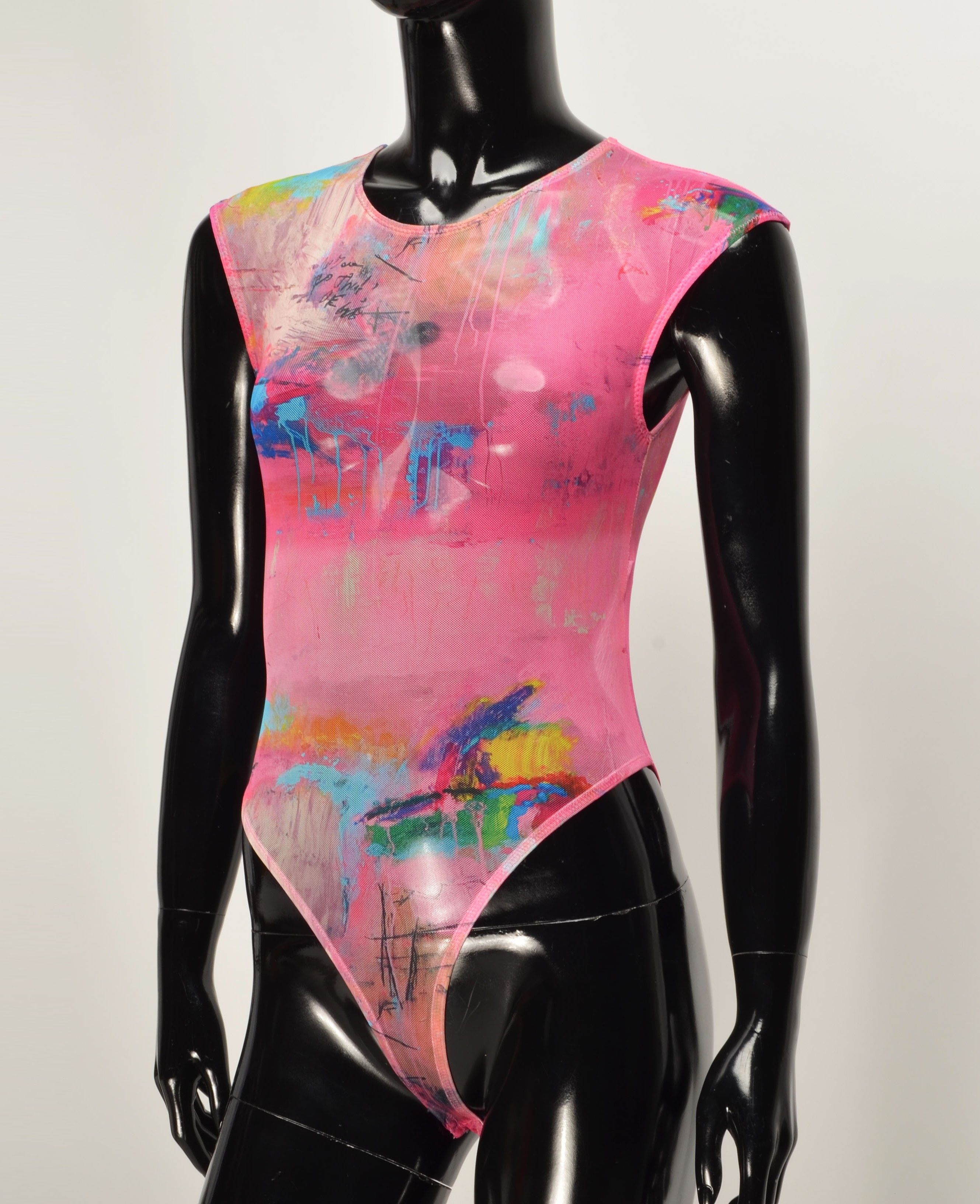 Zara Zara David Pher Sleeveless Mesh Art Bodysuit Size S / US 4 / IT 40 - 2 Thumbnail