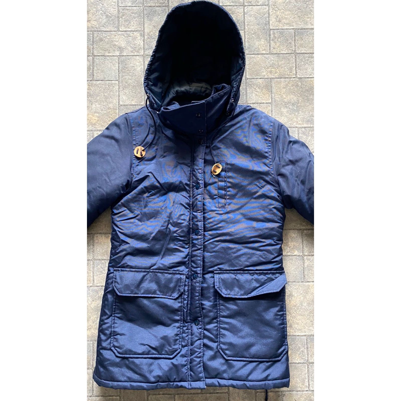 Top Of The World VINTAGE Top Of The World Jacket Coat Women’s Medium Made In USA Blue Size M / US 6-8 / IT 42-44 - 6 Thumbnail