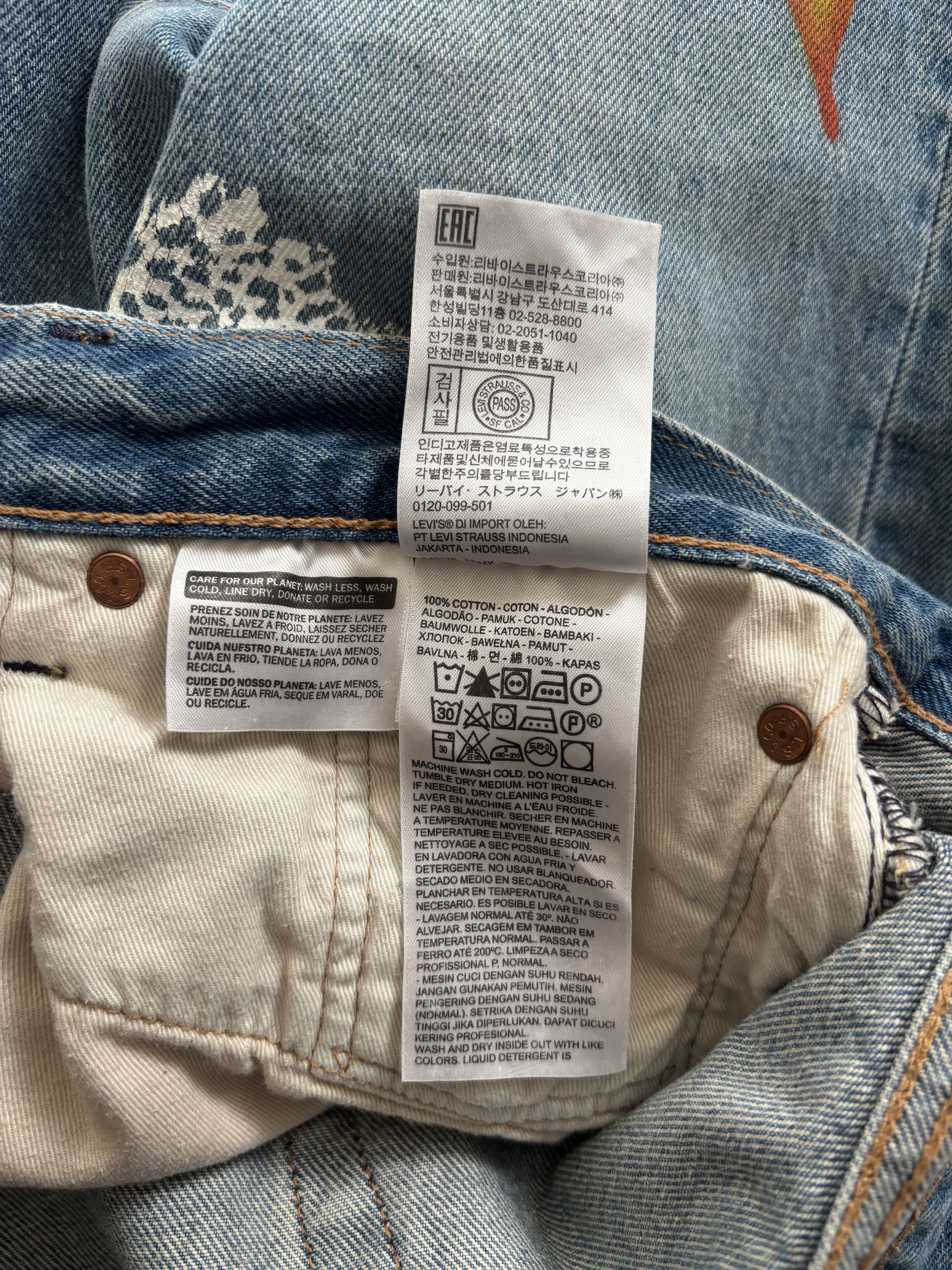 DENIM TEARS Denim Tears Cotton wreath Virgil Abloh Message In A Tear Size US 33 - 8 Thumbnail