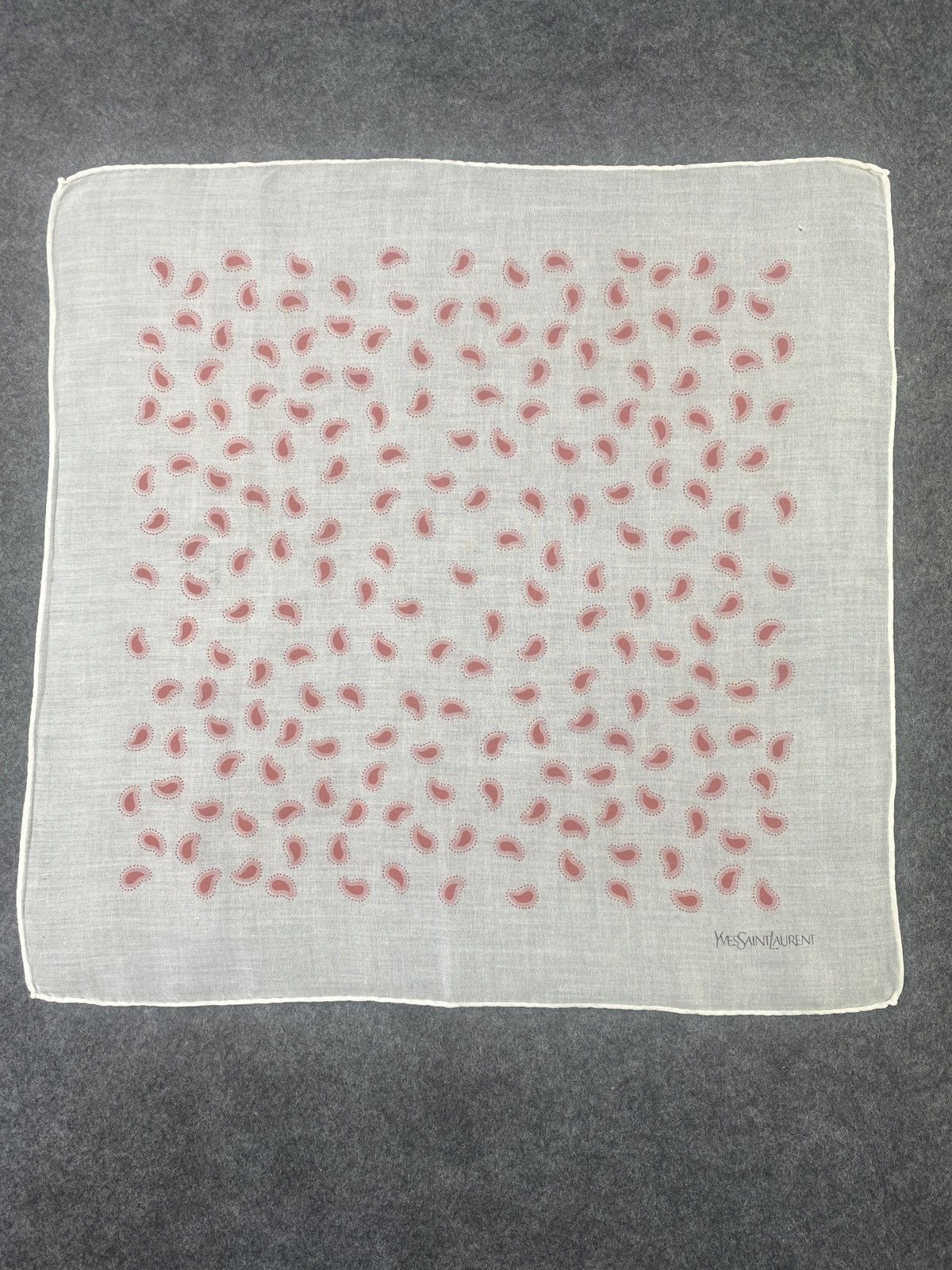 Vintage × Yves Saint Laurent Yves Saint Laurent Handkerchief / Bandana / Neckerchief-B083 Size ONE SIZE - 3 Thumbnail