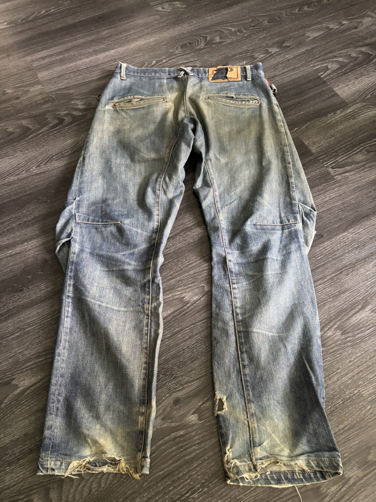 Beauty Beast Beauty:Beast Thrashed 3D Denim Size US 32 / EU 48 - 2 Thumbnail