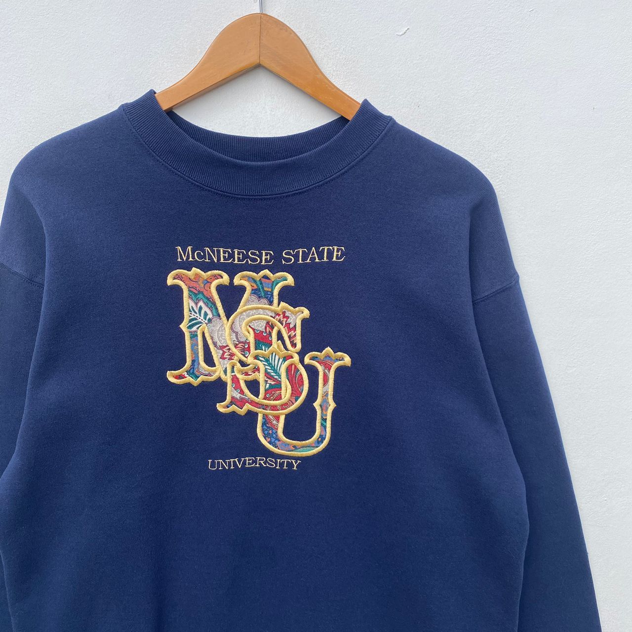 Vintage VINTAGE McNEESE STATE UNIVERSITY SWEATSHIRT LARGE PULLOVER Size US L / EU 52-54 / 3 - 3 Thumbnail