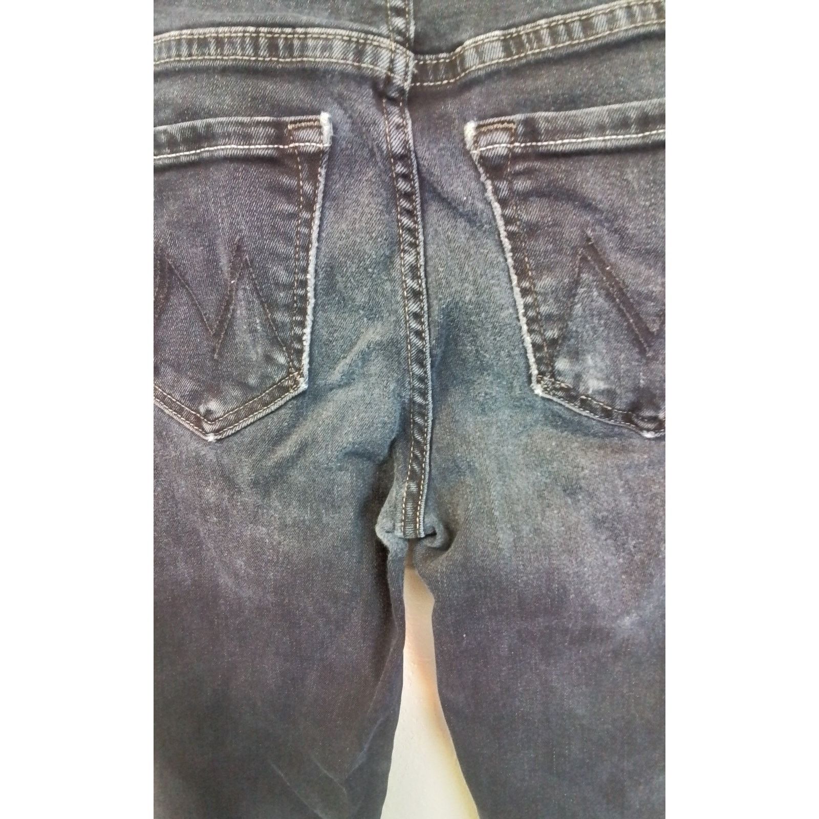 MOTHER Mother Looker Ankle Jeans Women's 24" High Waist Dark Wash Size 24" / US 00 / IT 34 - 6 Thumbnail