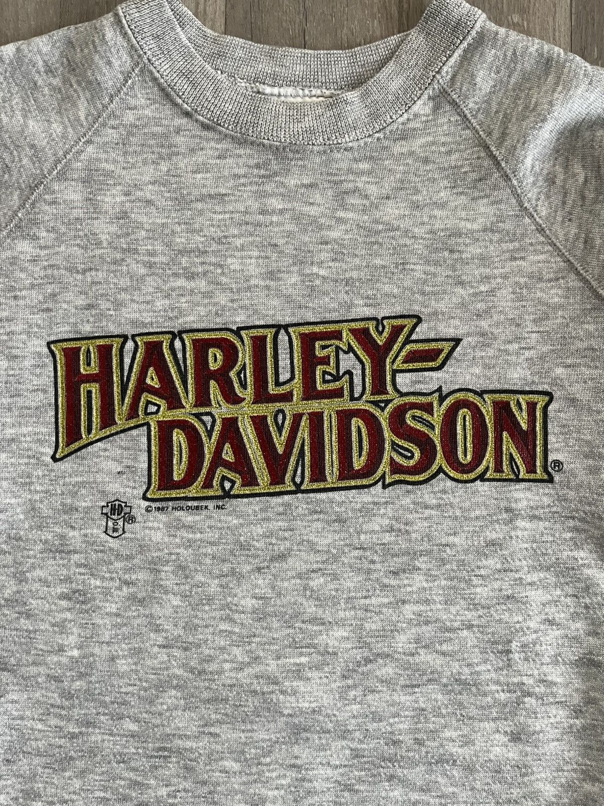Harley Davidson 1987 Holubek Harley Davidson Rapid City SD Crewneck Size US M / EU 48-50 / 2 - 4 Thumbnail