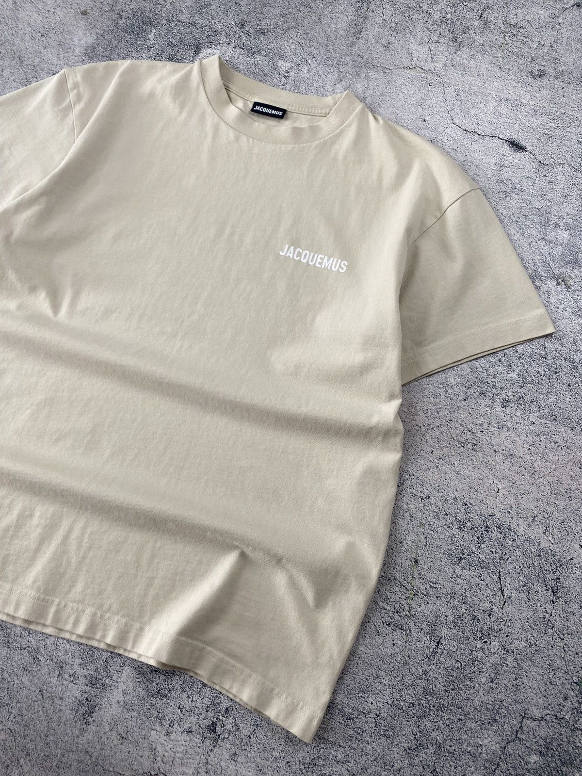 Jacquemus Rare Jacquemus Hype Beige Tee Size US M / EU 48-50 / 2 - 12 Thumbnail
