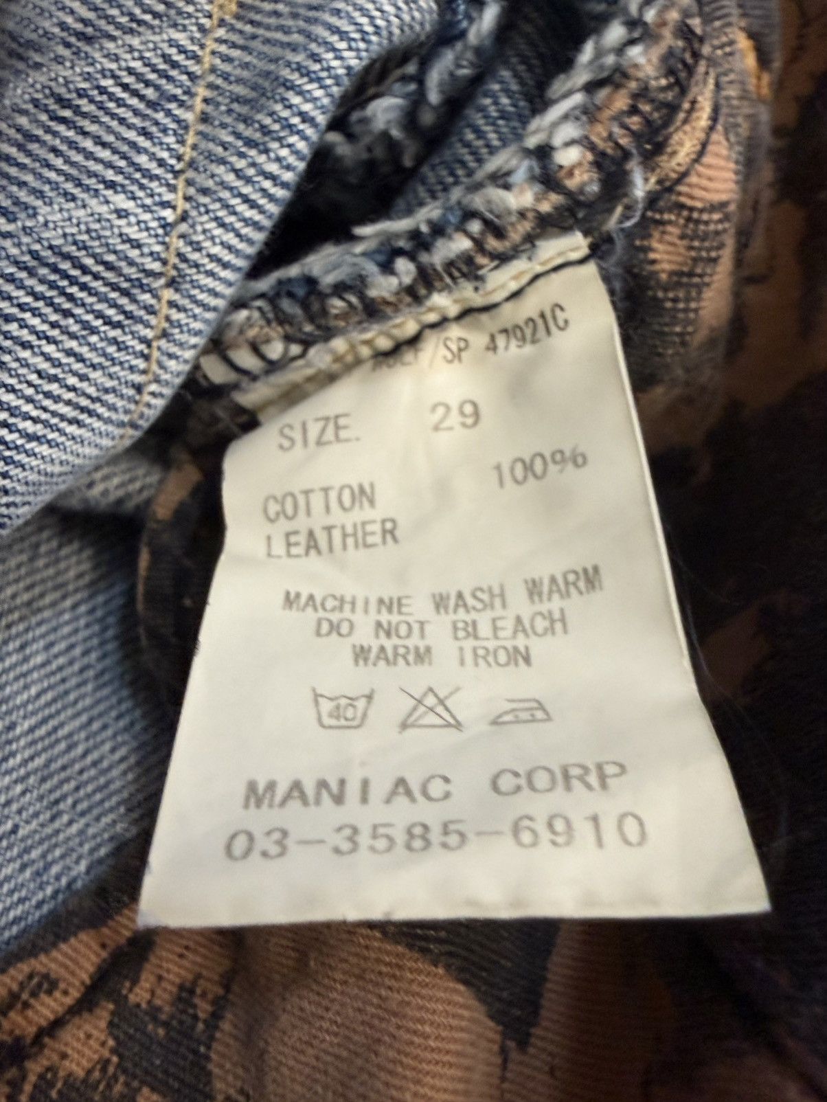 Le Grande Bleu (L.G.B.) LGB Lazy Wolf Denim Light Wash Size US 30 / EU 46 - 12 Thumbnail