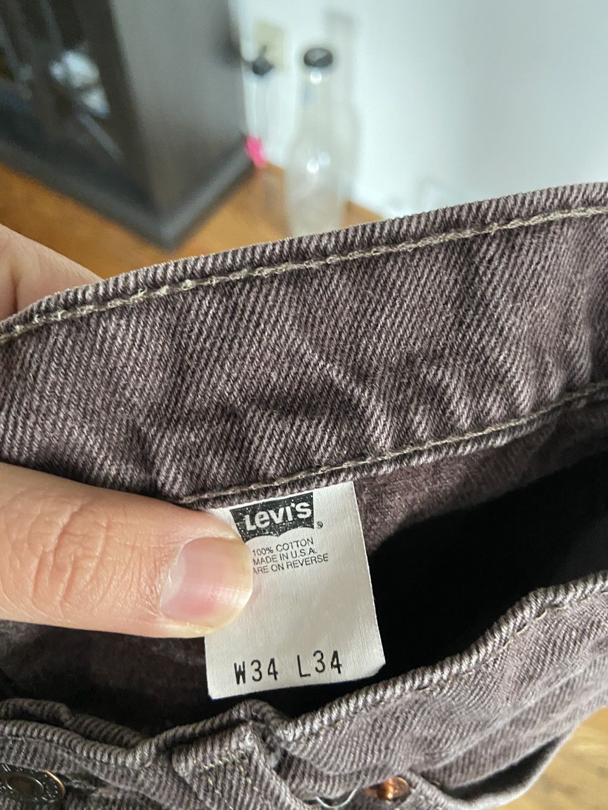 Levi's × Vintage Vintage Levi orange tab jeans Size US 34 / EU 50 - 4 Thumbnail