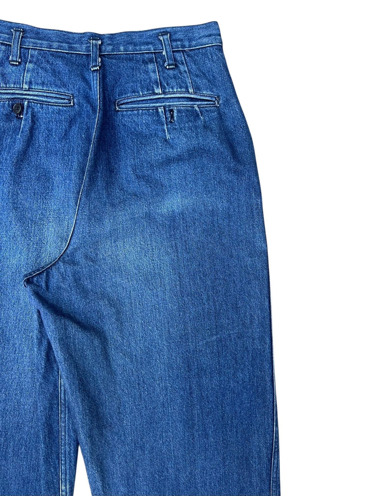 Yohji Yamamoto RARE! 80s Yohji Yamamoto Y’s For Men Fade Denim Baggy Jeans Size US 28 / EU 44 - 16 Thumbnail