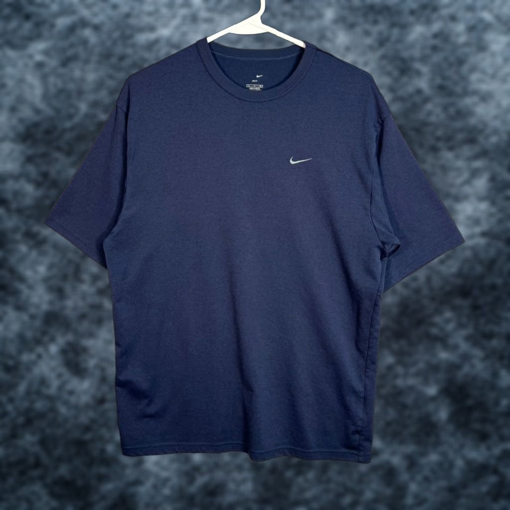 Nike Nike Dri-FIT Shirt Mens Size Small Navy Blue Polyester Lightweight Size US S / EU 44-46 / 1 - 1 Thumbnail