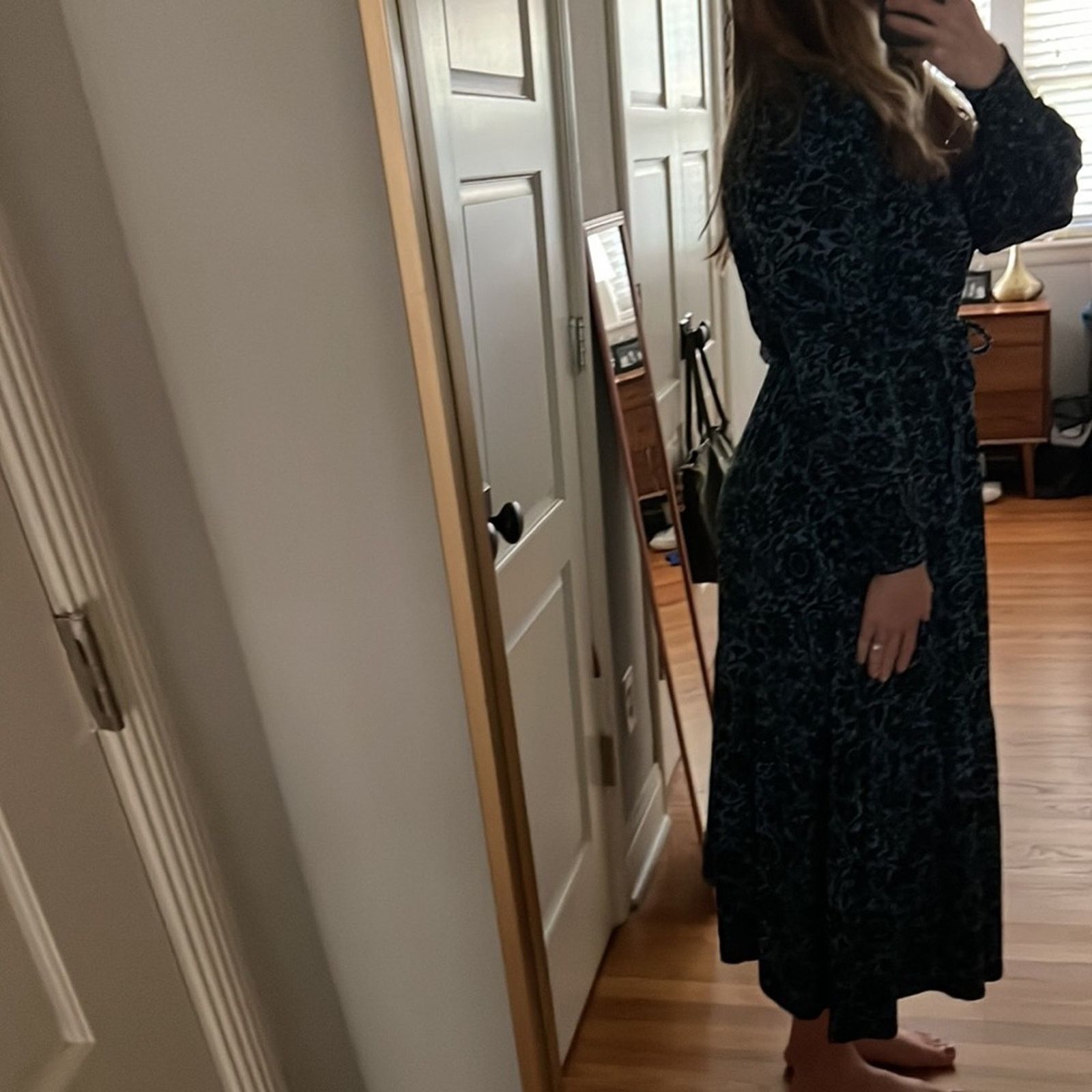Boden Boden Floral Midi Dress Size L / US 10 / IT 46 - 10 Thumbnail