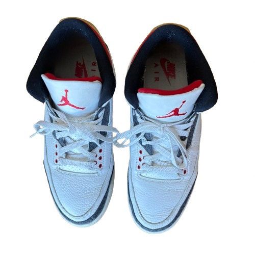 Jordan Brand Jordan 3 Retro SE Fire Red Denim (2020) Size US 10.5 / EU 43-44 - 5 Thumbnail