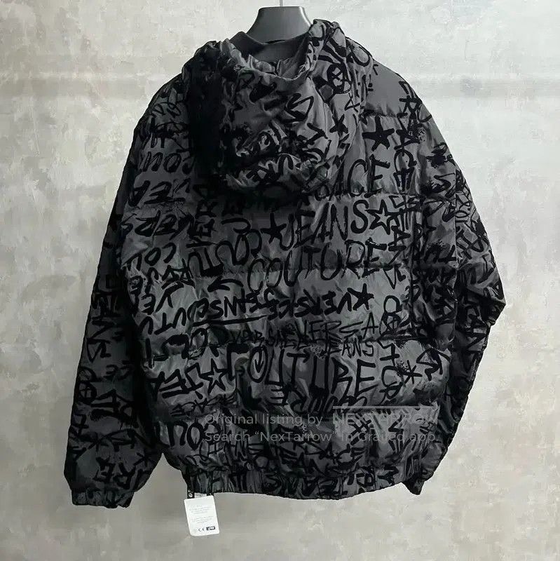 Versace Versace Black Hooded Puffer Jacket for Men . Size US L / EU 52-54 / 3 - 2 Thumbnail
