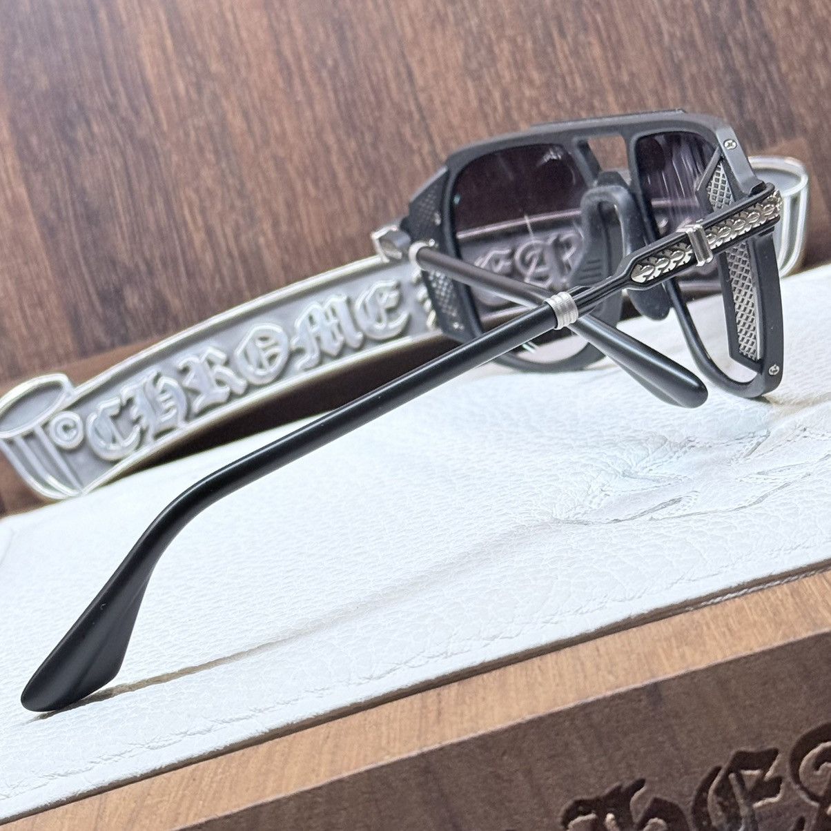 Chrome Hearts Chrome Hearts HUMIDITITTY 1/1 ‘Dark Triad’ Sunglasses Size ONE SIZE - 10 Thumbnail